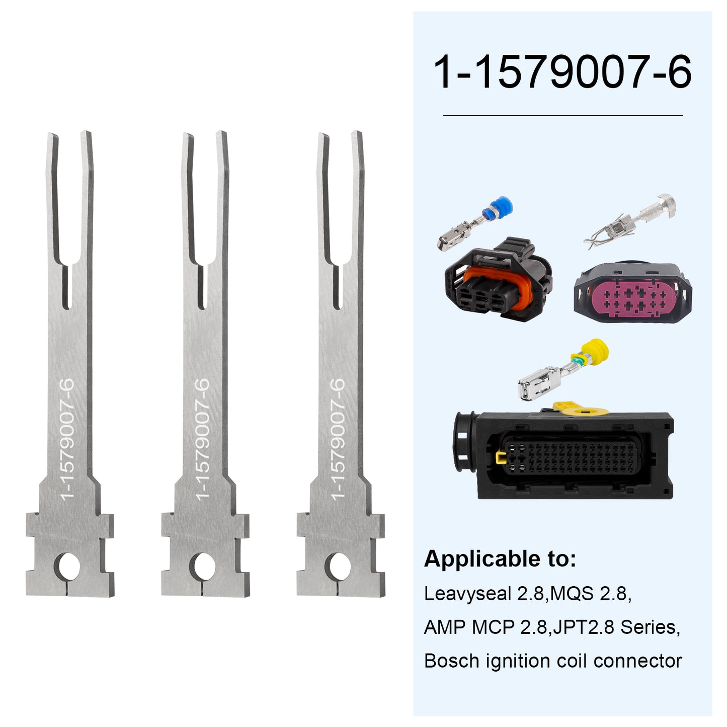 JRready Pin Removal Tool Kit Replacement Tips for Extraction Depinning Tool for Deutsch,AMP/TE,Molex,Delphi,JST,Harting Connectors