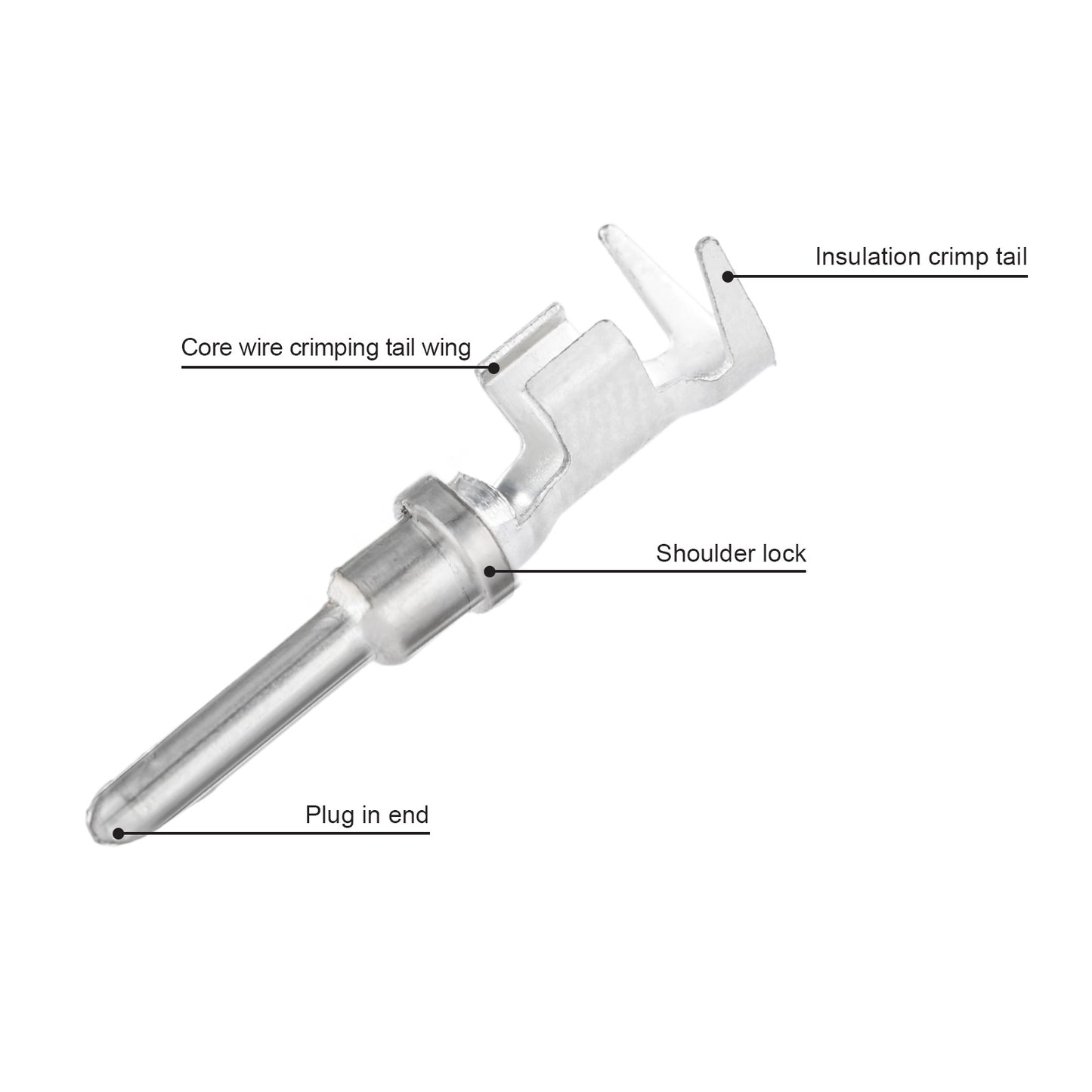 Box of 2000 JRready formed and stamped contacts for electronic connectors, durable and precise for reliable connections.
