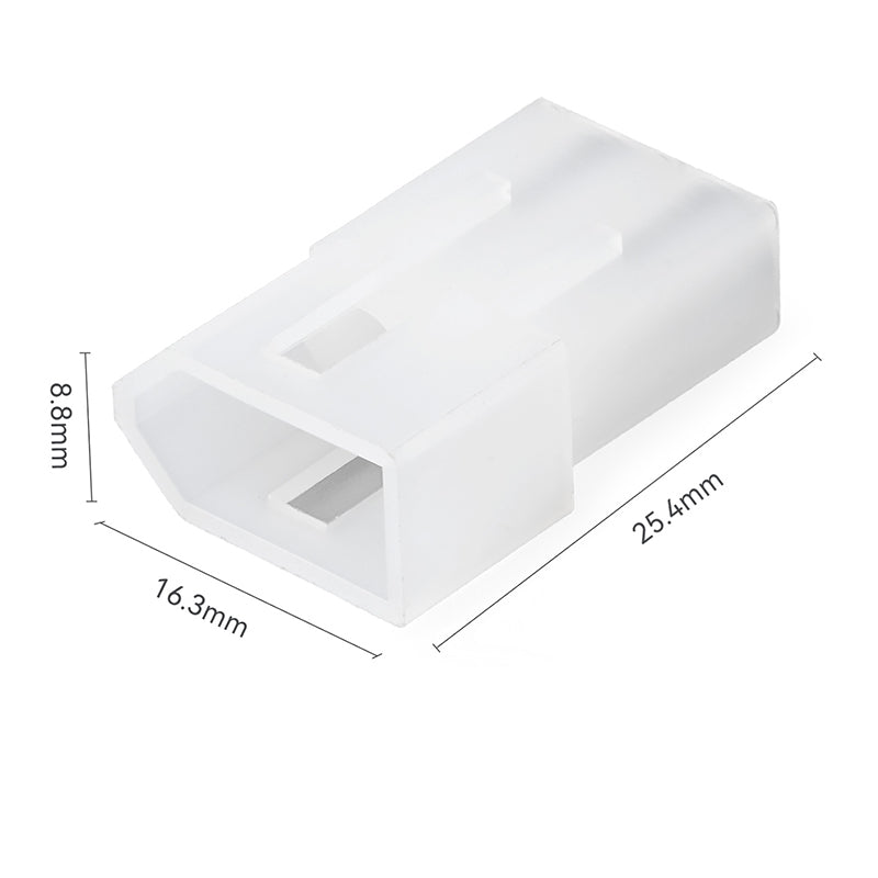 JRready JRN002 2 Pin Standard.093 Pin and Socket Connectors 2 Circuits (20 Matched Sets), 14-20 AWG, Compatible with Molex Standard.093 Male& Female Connector, 5.03 mm Pitch, Free Hanging