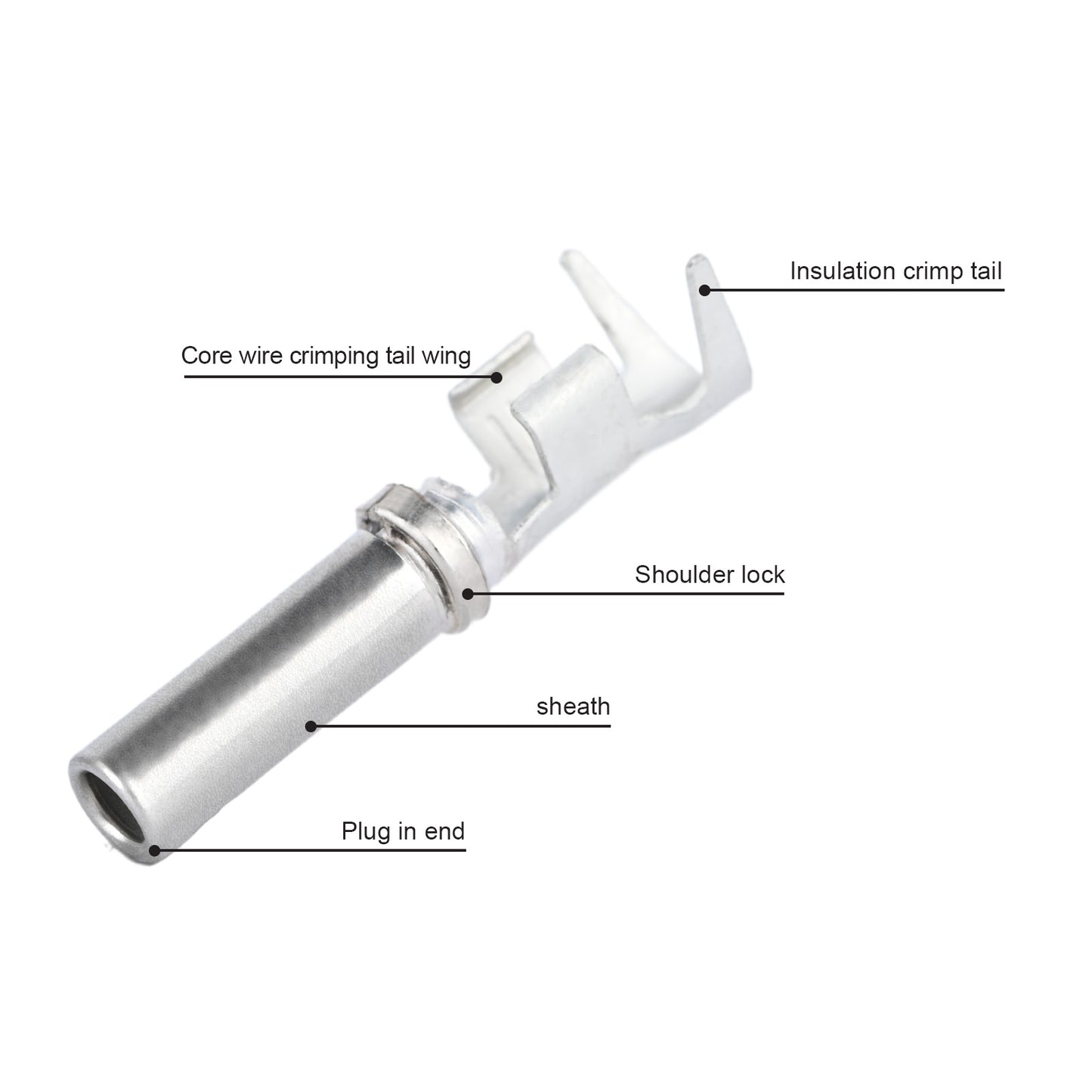 JRready 1062-12-0166 formed and stamped contacts, 2000-piece set, for electronic connectors and precision wiring applications.