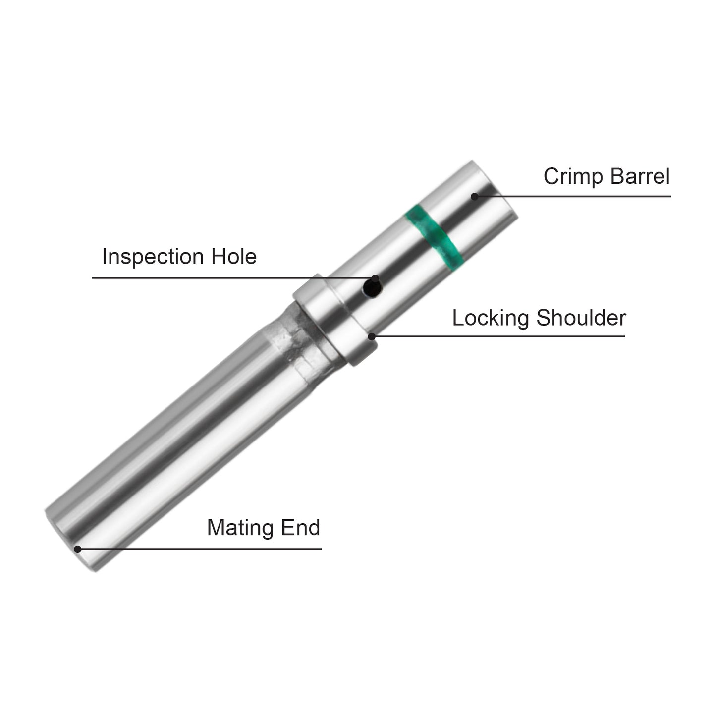 JRready contact tool part 0462-209-16141 showing a close-up of the metal contact component for industrial applications