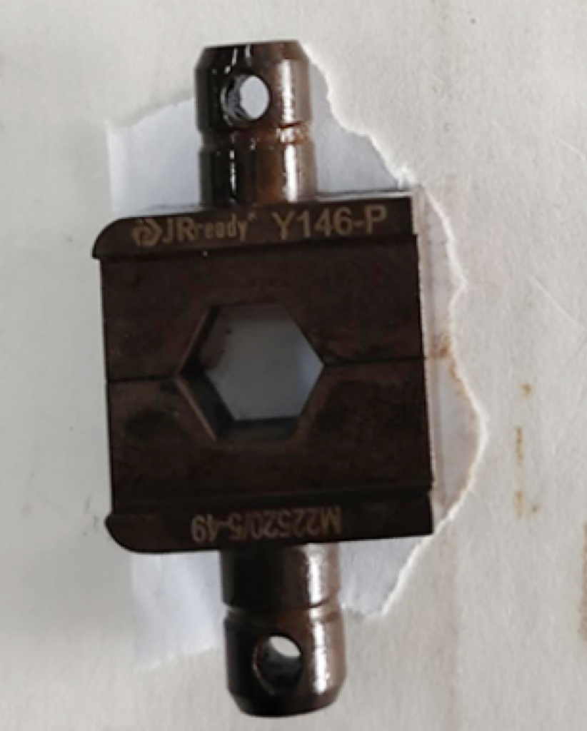 JRready Y146-P M22520/5-49 Crimp-Matrize zur Verwendung mit YJQ-W5 M22520/5-01 Crimpzange für offene Rahmen