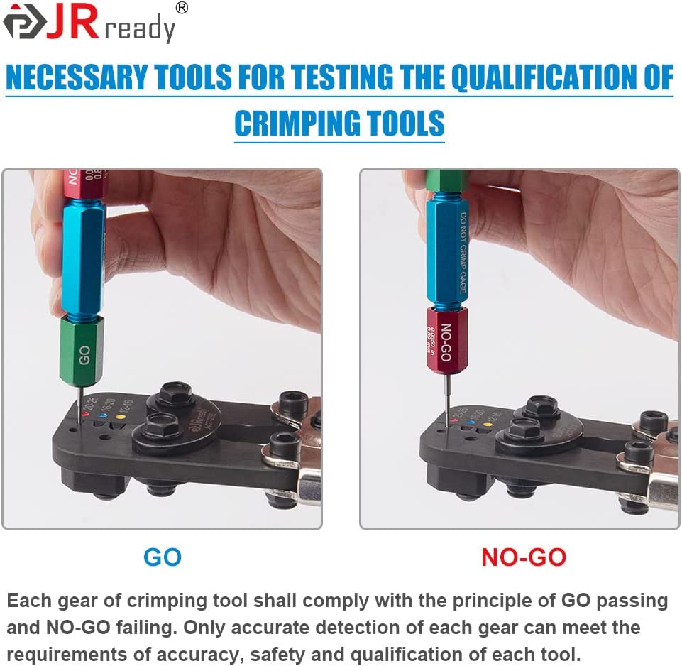 JRready G411 (Equivalent to M22520/39-01) Go-nogo Gage Used for ACT-M232 GMT232 M22520/37-01 Heat Shrinkable Splices Crimp Tools