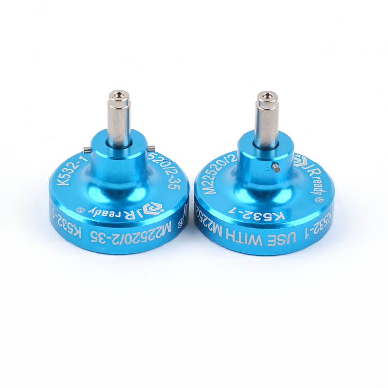 Posizionatore JRready K532-1 (M22520/2-35) per contatti M38999 serie 1,2,3 e 4 M39029/76-PIN,77-SKT,78-SKT CONTATTO MIL-DTL-24308