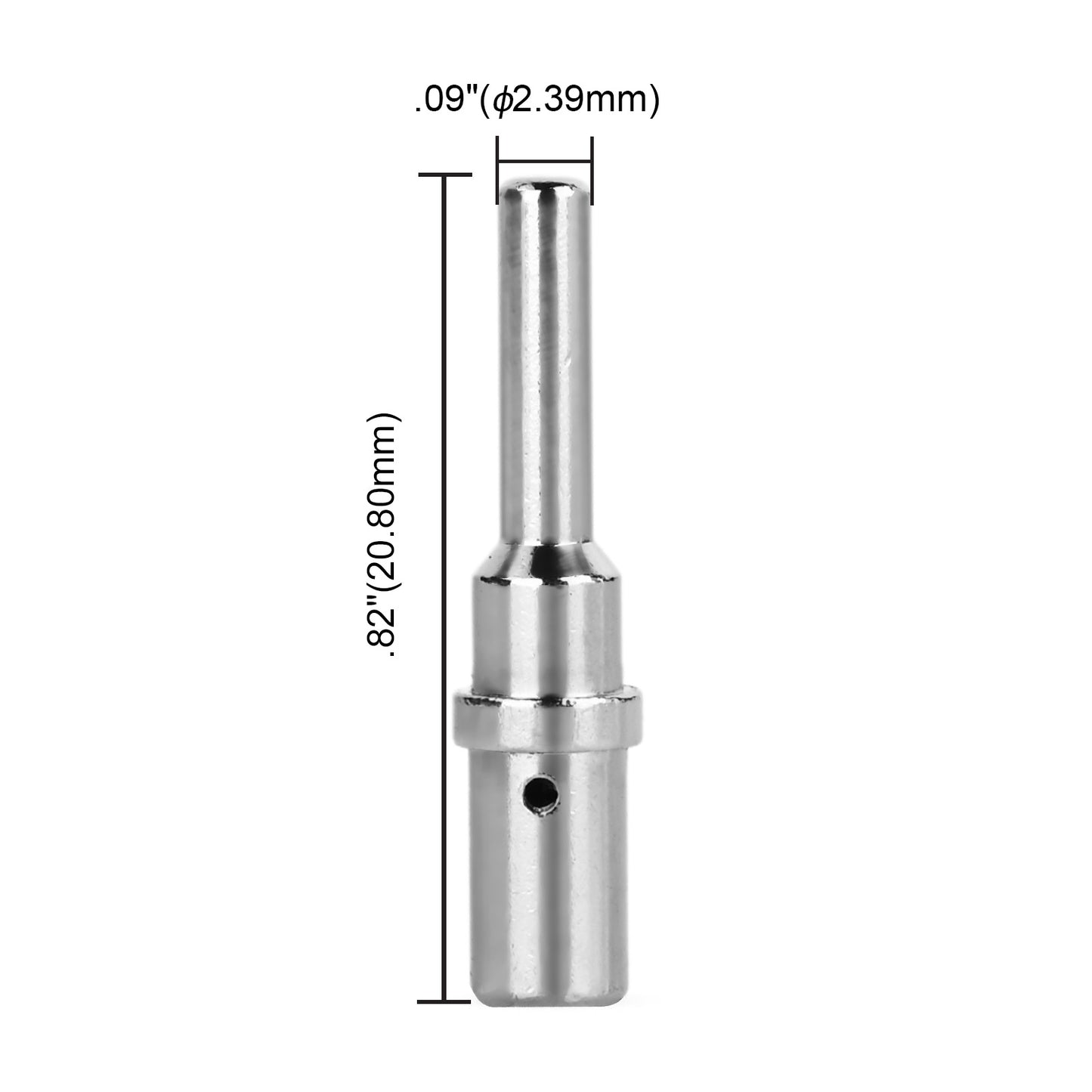 JRready DT contact, precision electrical contact for tools, shown in close-up with metal connectors and detailed design.