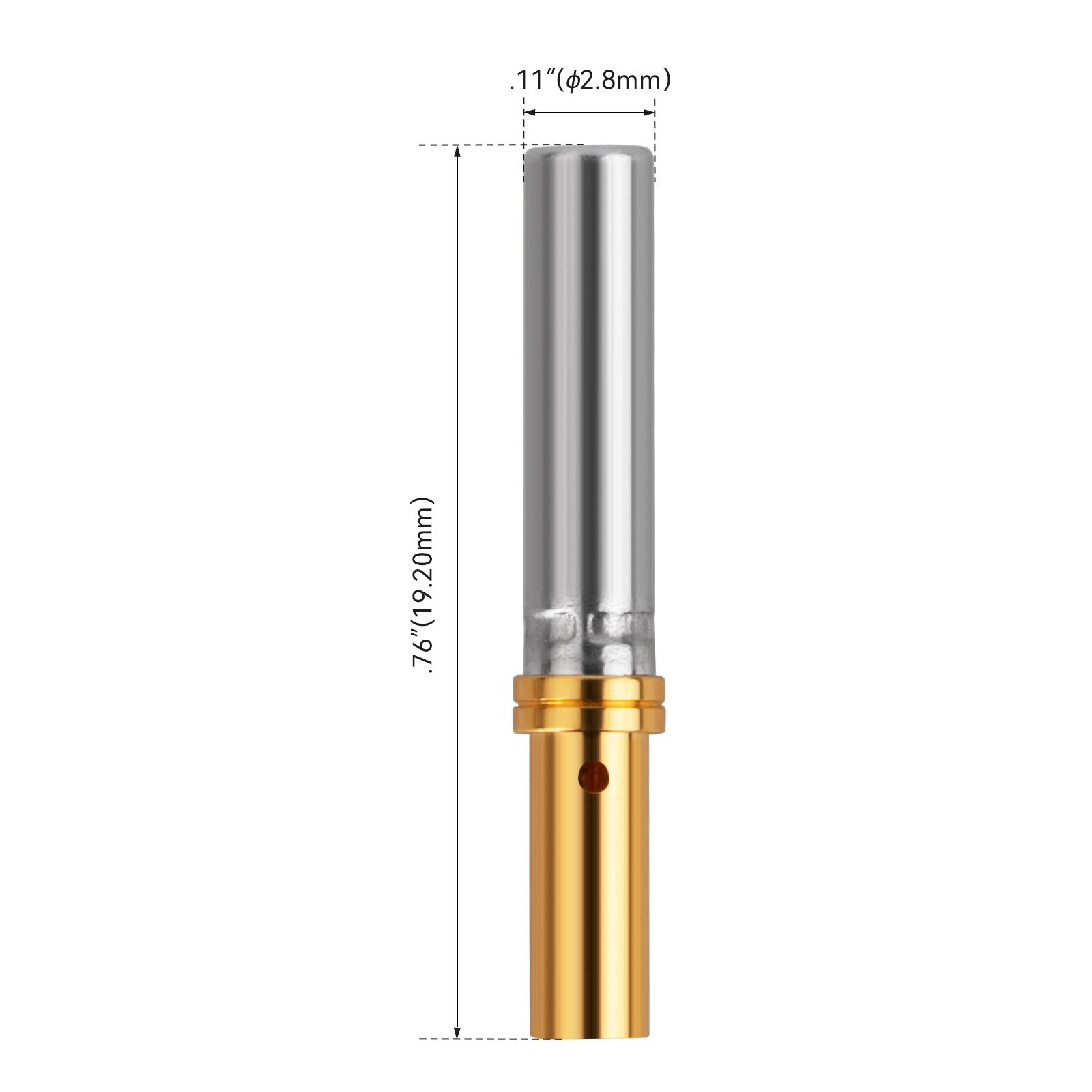 JRready DT contact, model 0462-201-1631, showing a precision electrical contact used in industrial automation tools.