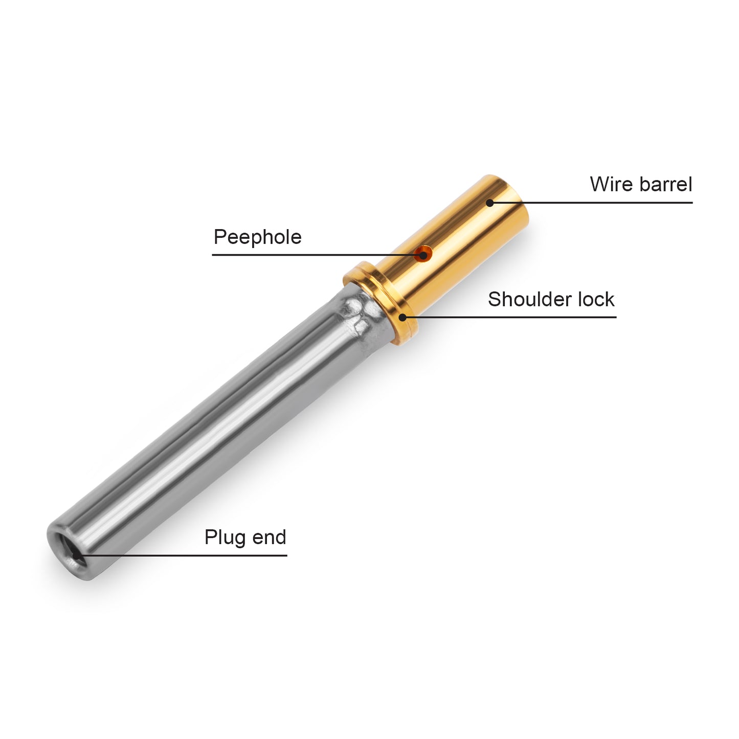 JRready DT contacts, solid contact set for electrical connections, compatible with JRready tools, durable and reliable.