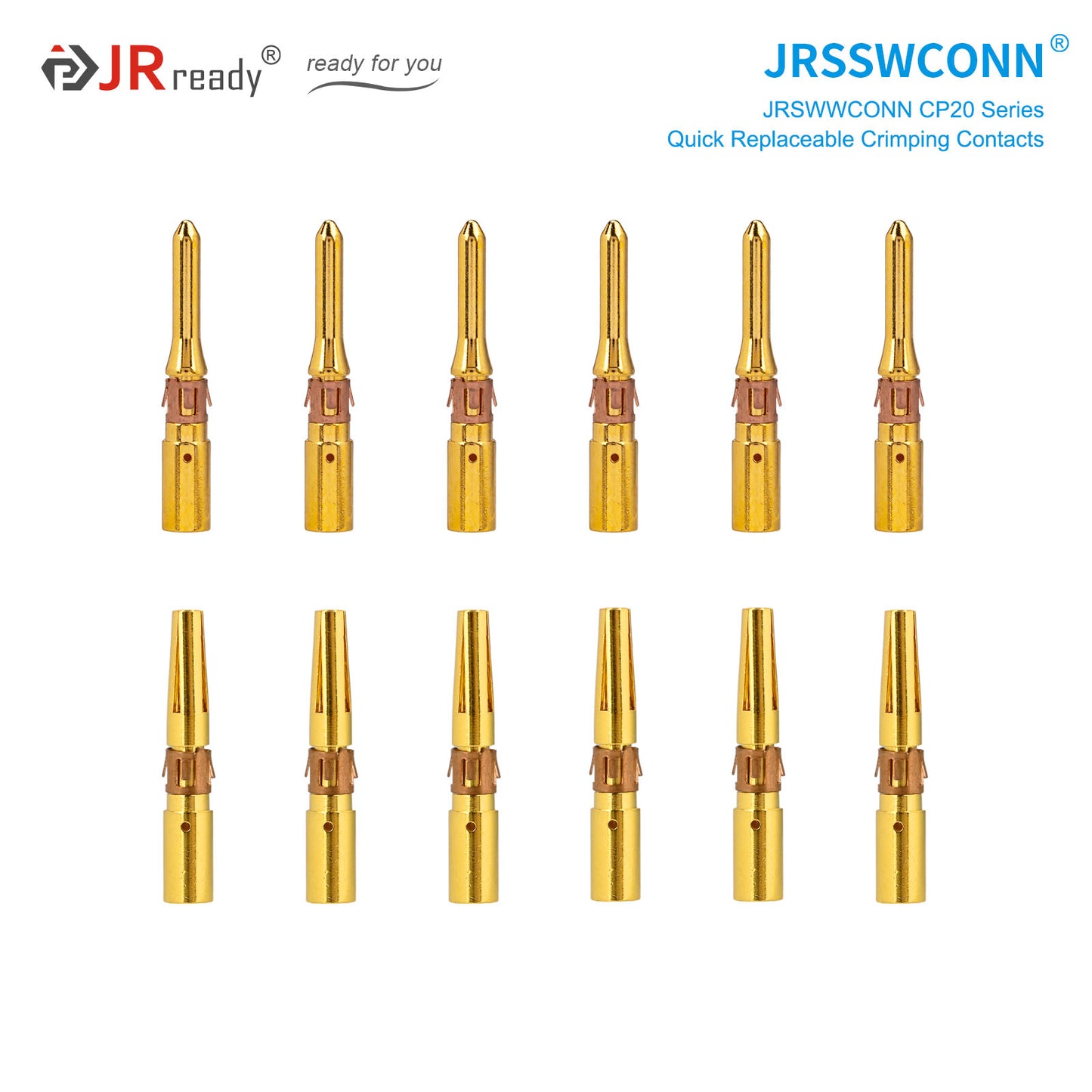 JRready JRSSW CP20 Serie Crimp-/Lötkontakte 