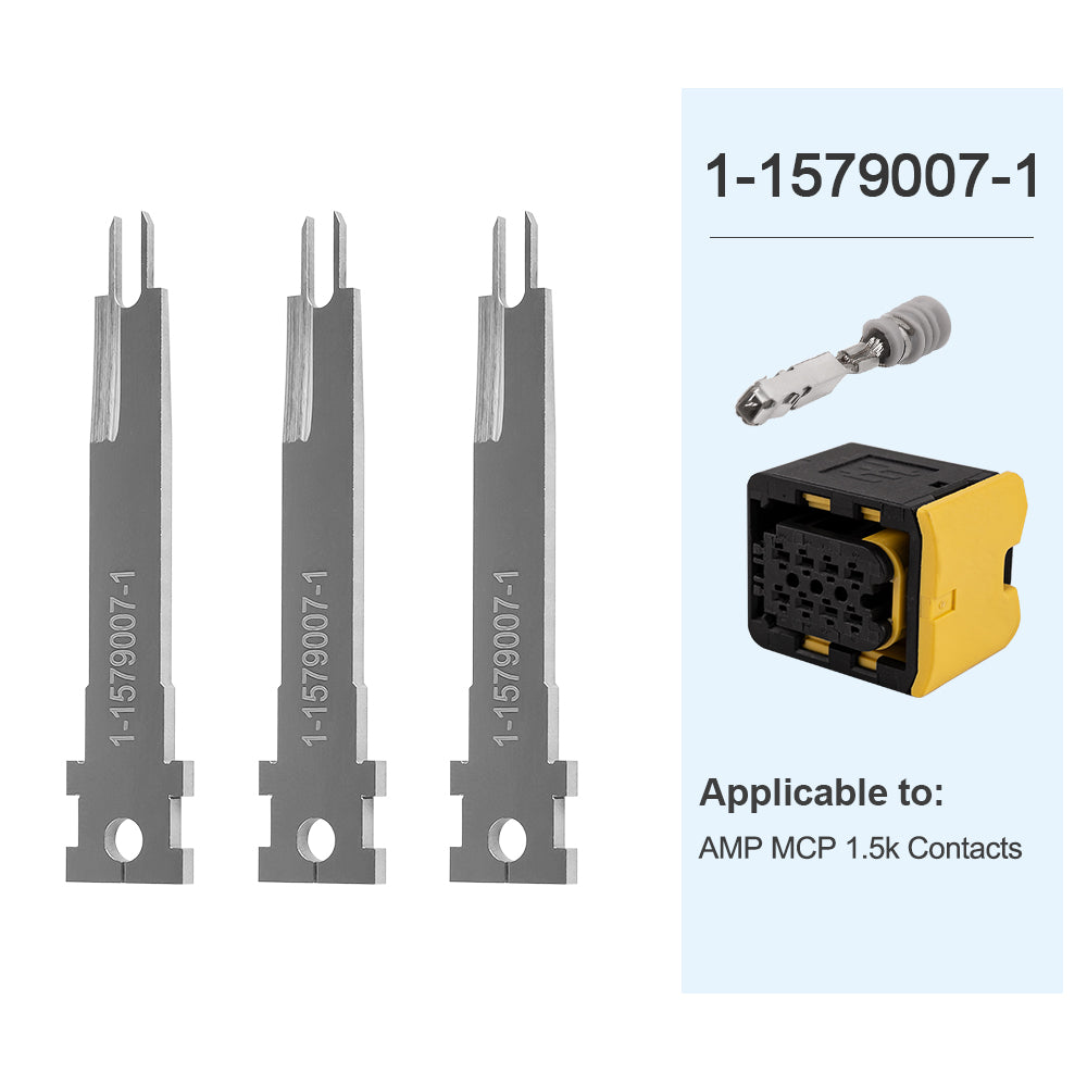 JRready Pin Removal Tool Kit Replacement Tips for Extraction Depinning Tool for Deutsch,AMP/TE,Molex,Delphi,JST,Harting Connectors