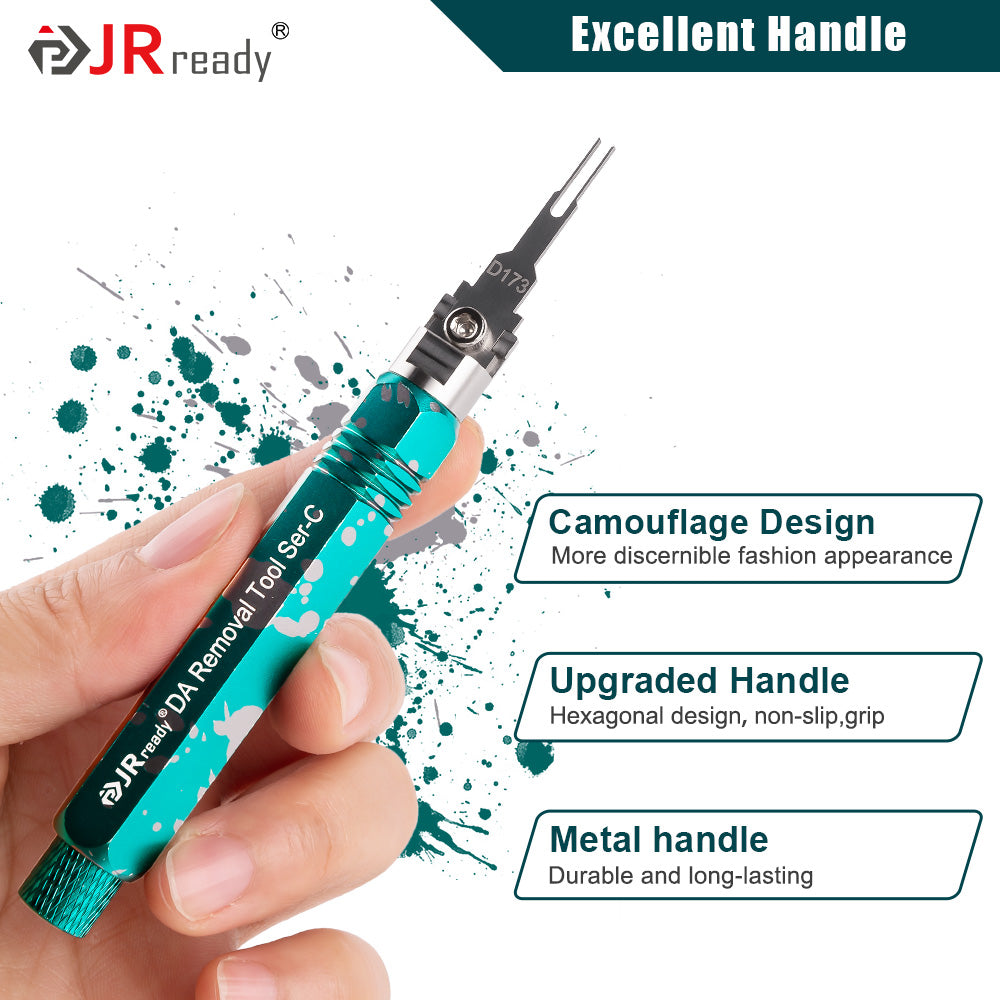 JRready Pin Removal Tool Kit Replacement Tips for Extraction Depinning Tool for Deutsch,AMP/TE,Molex,Delphi,JST,Harting Connectors