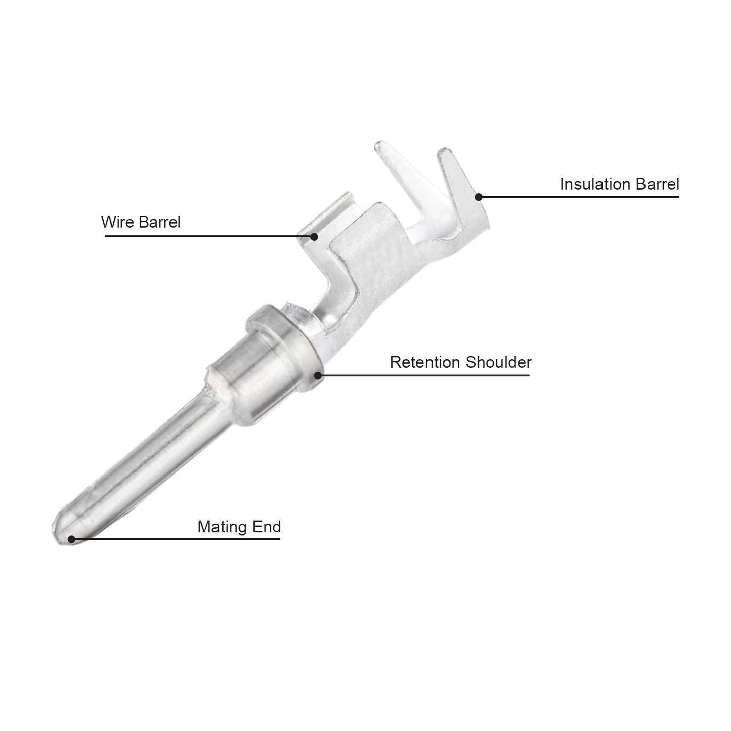JRready formed and stamped electrical contacts, 4000-piece set, suitable for electronic connections and circuit assembly.