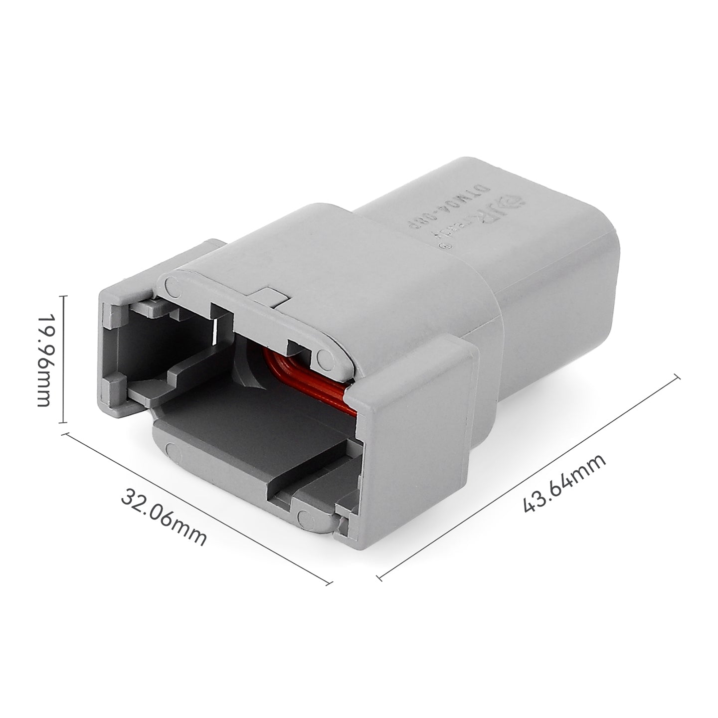 JRready Deutsch DTM 8-Pin Waterproof Connector Kit with #20 Stamped Contacts, 16-22 AWG - Marine, Truck, Motorcycle, Agricultural & Alternative Energy