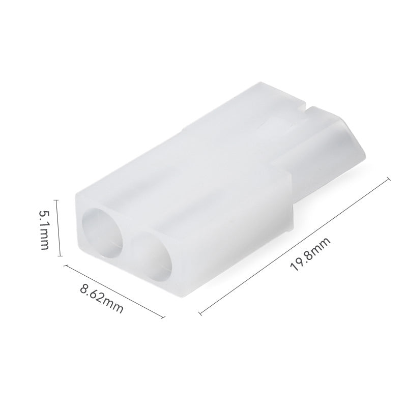 JRready JRN003 2 Pin 20Pairs Molex 1625 Series Standard .062 Series 2 Circuits Connector Housing 3.68mm Pitch Crimp Terminals 18-24AWG Pins Sockets Molex 03061023 03062023 Wire Connectors