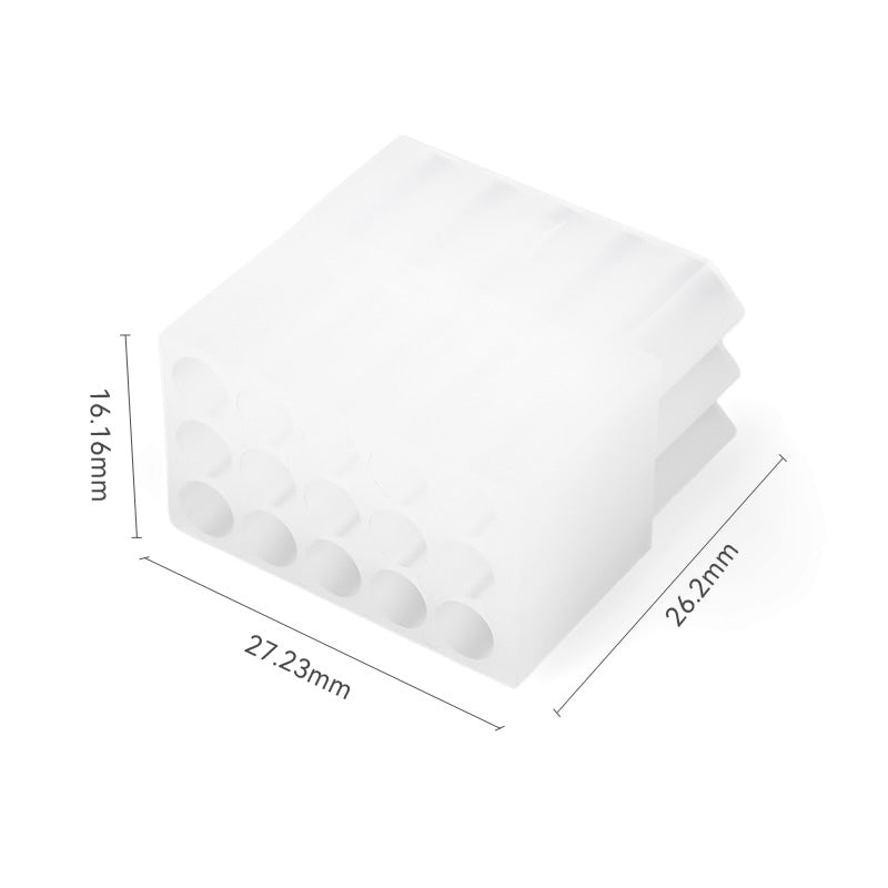 JRready JRN002 15 Pin Standard.093 Pin and Socket Connectors 15 Circuits (20 Matched Sets), 14-20 AWG, Compatible with Molex Standard.093 Male& Female Connector, 5.03 mm Pitch, Free Hanging