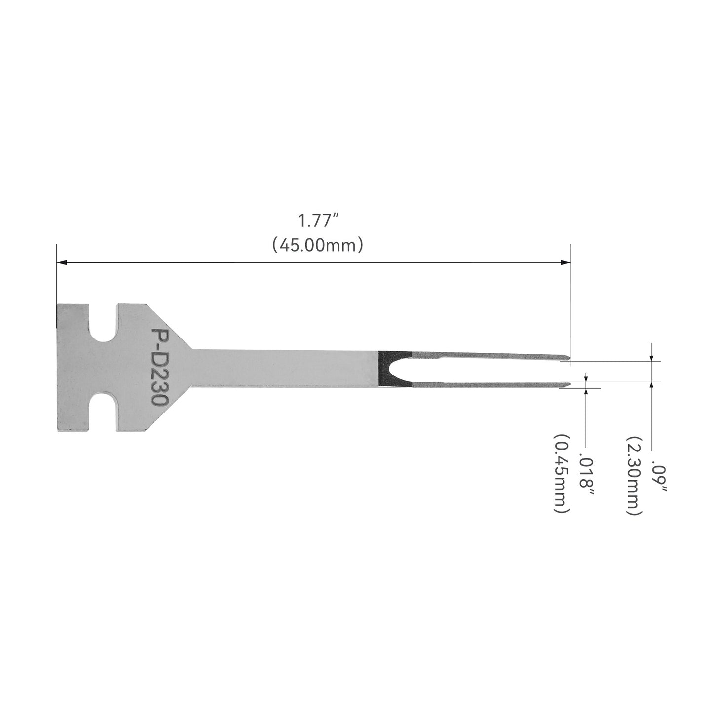 JRready Dual Mounting Hole Flat Blade Replacement Tips for Molex/AMP/Dephi Terminal Extraction Tools