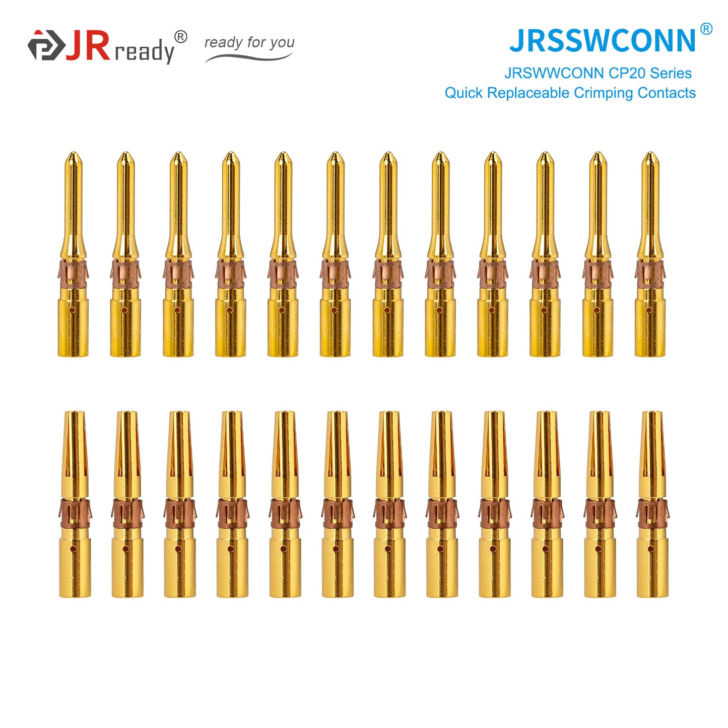 JRready JRSSW CP20 Serie Crimp-/Lötkontakte 