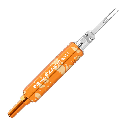 JRready JRDDS-D310PRO-01 Terminal Removal Tool for TE Junior Power Timer JPT 2.8 MQS LEAVYSEAL AMP MCP 2.8 Connectors — Dual-Pin Spring-Forward Design, Interchangeable Tips