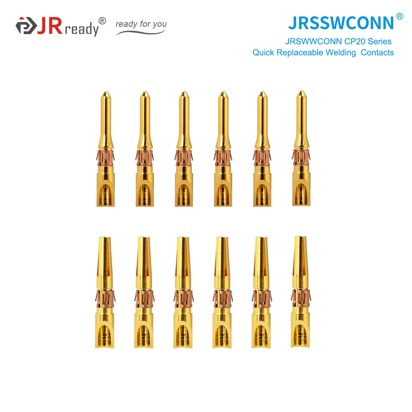 JRready JRSSW CP20 Serie Crimp-/Lötkontakte 