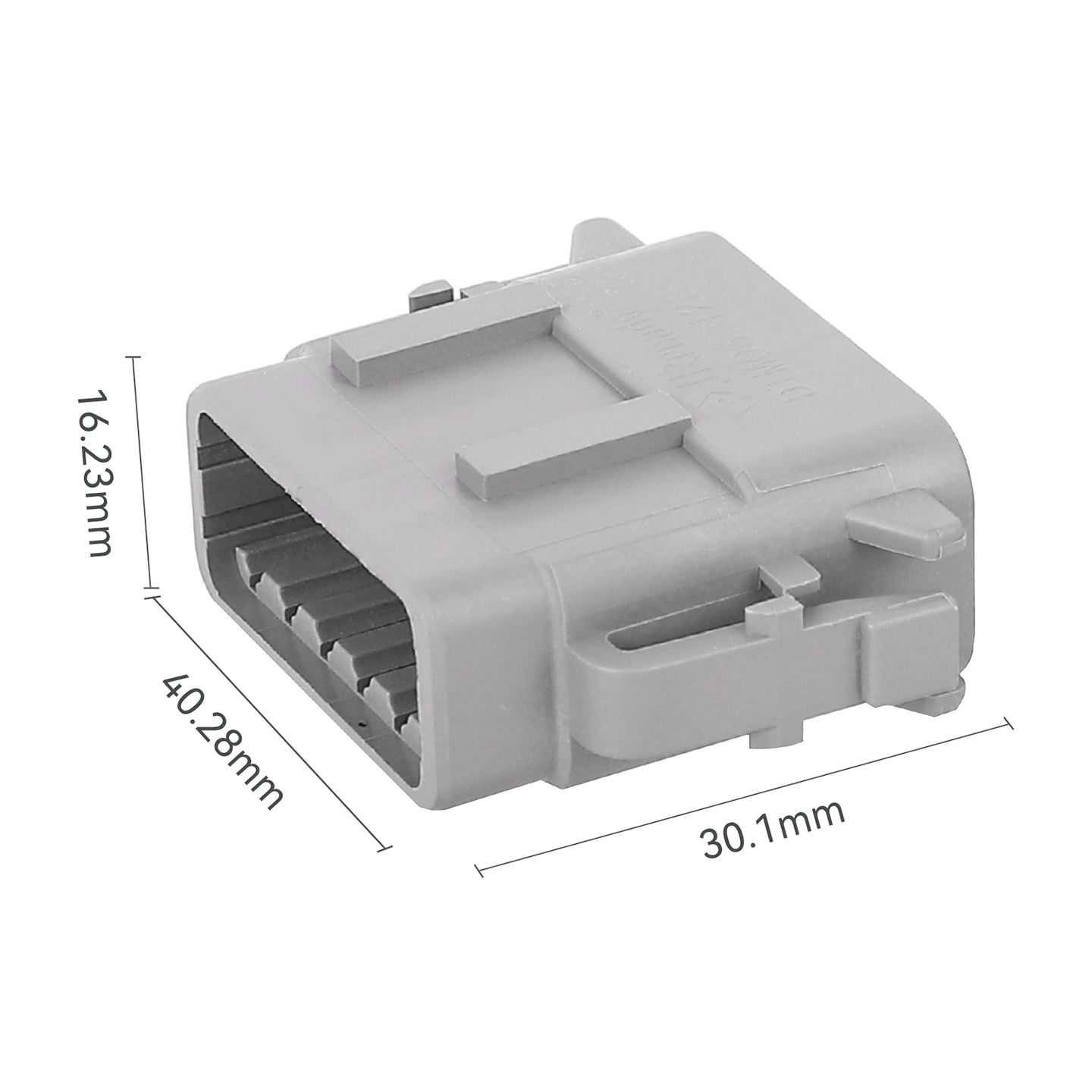 JRDTOOLS 12-Pin Deutsch DTM Connector Kit with #20 contacts for waterproof marine, truck, motorcycle, and agricultural wiring.