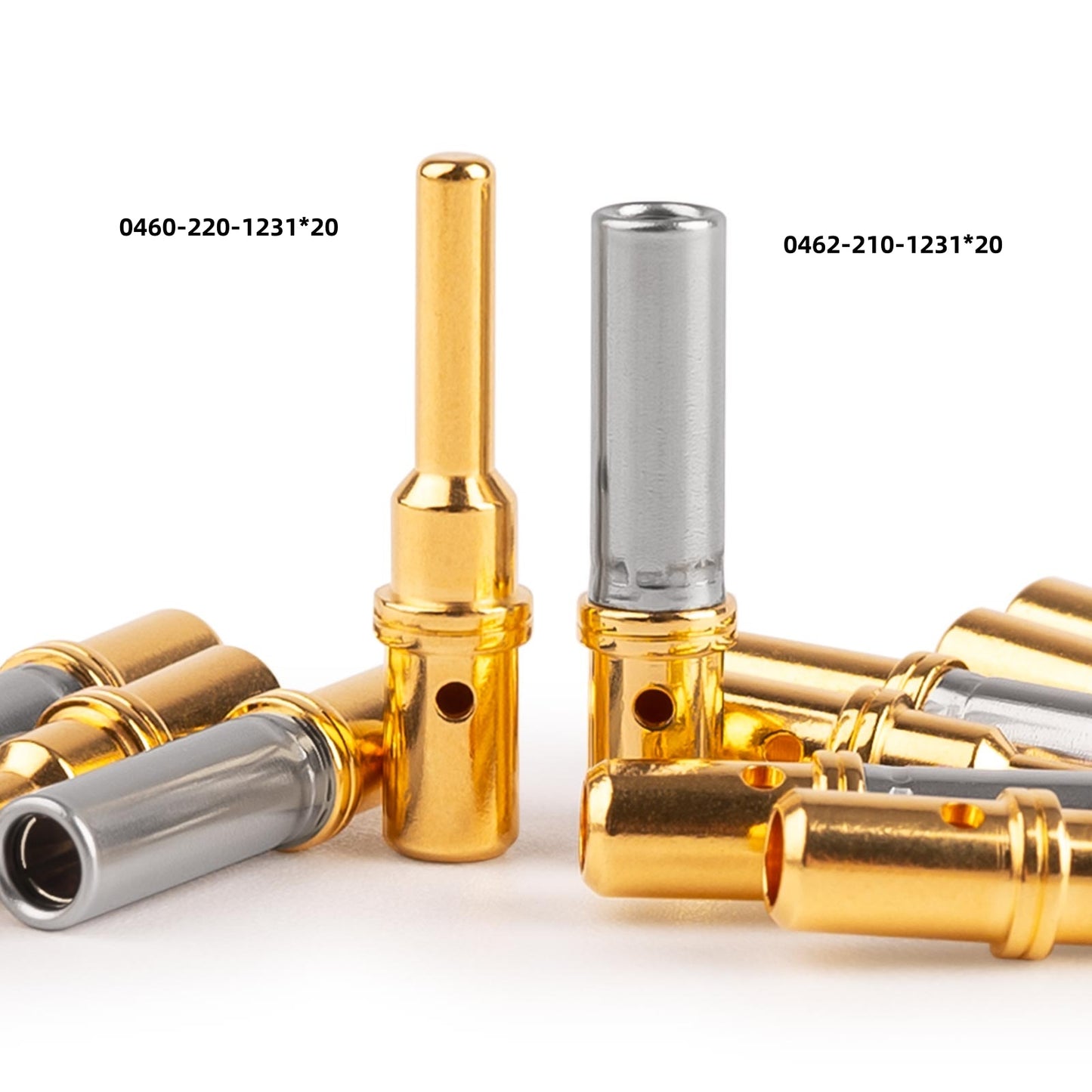JRready ST6567/ST6568/ST6569 Deutsch Contact Terminal Kit, Gold-Plated 12#/16#/20# Pin & Socket, for DT HDP20 HD30 HD10 DRC Jiffy Splice Series Connectors, Sensor & Instrumentation Wiring