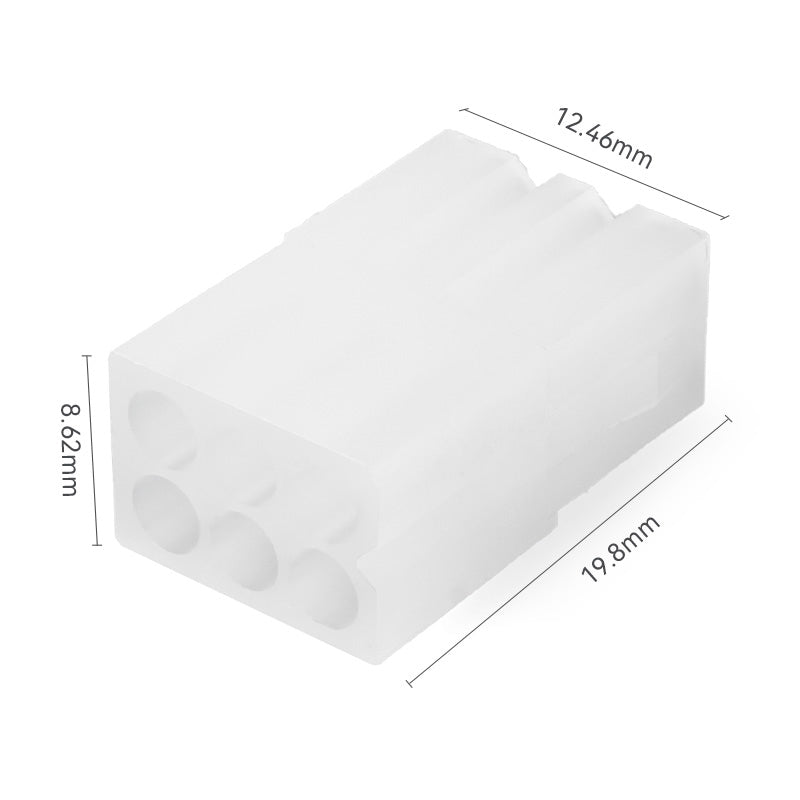 JRready JRN003 Molex Connector 6 Pin Connector 20Pairs Molex 1625 Series Standard .062 Series Pins and Sockets 1.57mm Diameter 18-24AWG Crimp Terminals Molex 03061062 and 03062061 3.68mm Pitch (20 Sets)