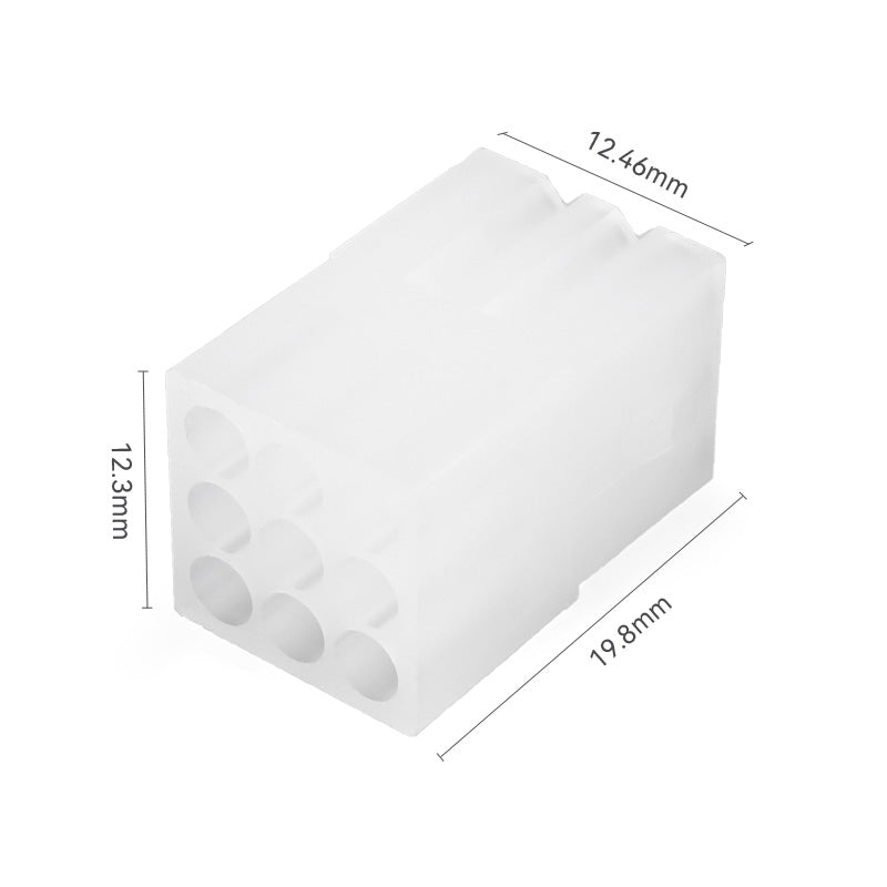 JRready JRN003 9 Pin Molex 1625 Series Standard .062 Series Conenctor Kit Male and Female Power Housing Plug 18-24AWG Crimp Terminals 1.57mm Dia, Pins Sockets 03061092 and 03062092 3.68mm Pitch（20sets）
