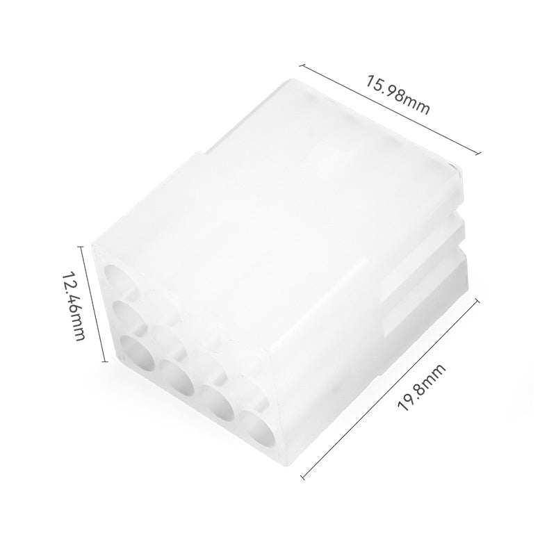 JRready JRN003 12 Pin Molex 1625 Series Standard .062 Series Connector Kit Housing Plug 3.68mm Pitch Male Female Crimp Terminals 18-24AWG Pins and Sockets 03061122 and 03062122 Housing（20 sets）