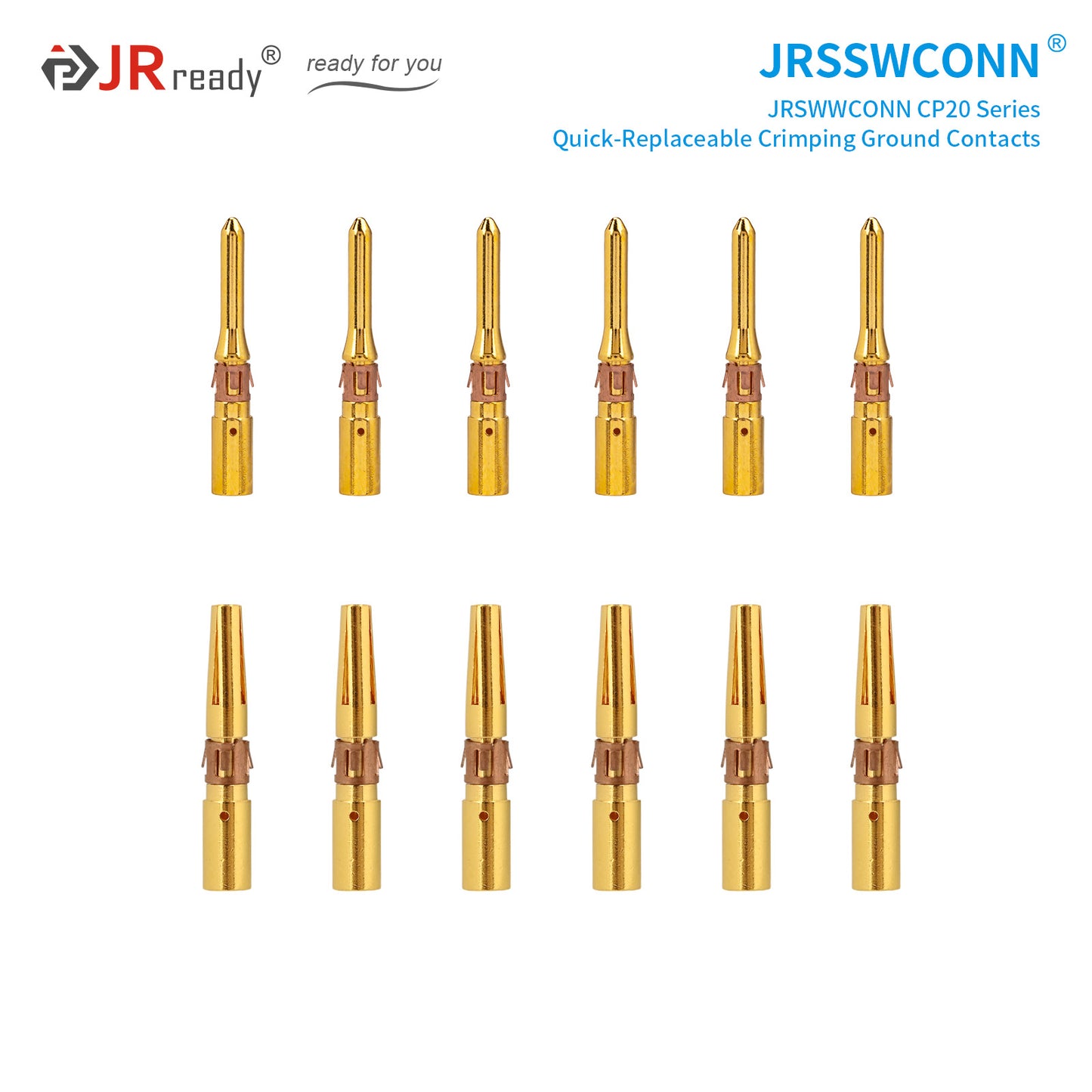 JRready JRSSW CP20 Serie Crimp-/Lötkontakte 