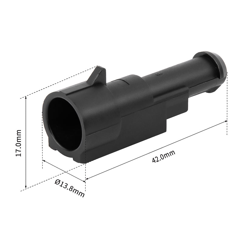 JRready Superseal 1.5 series waterproof automotive wire connectors kit with 6 sets, ideal for secure electrical connections.