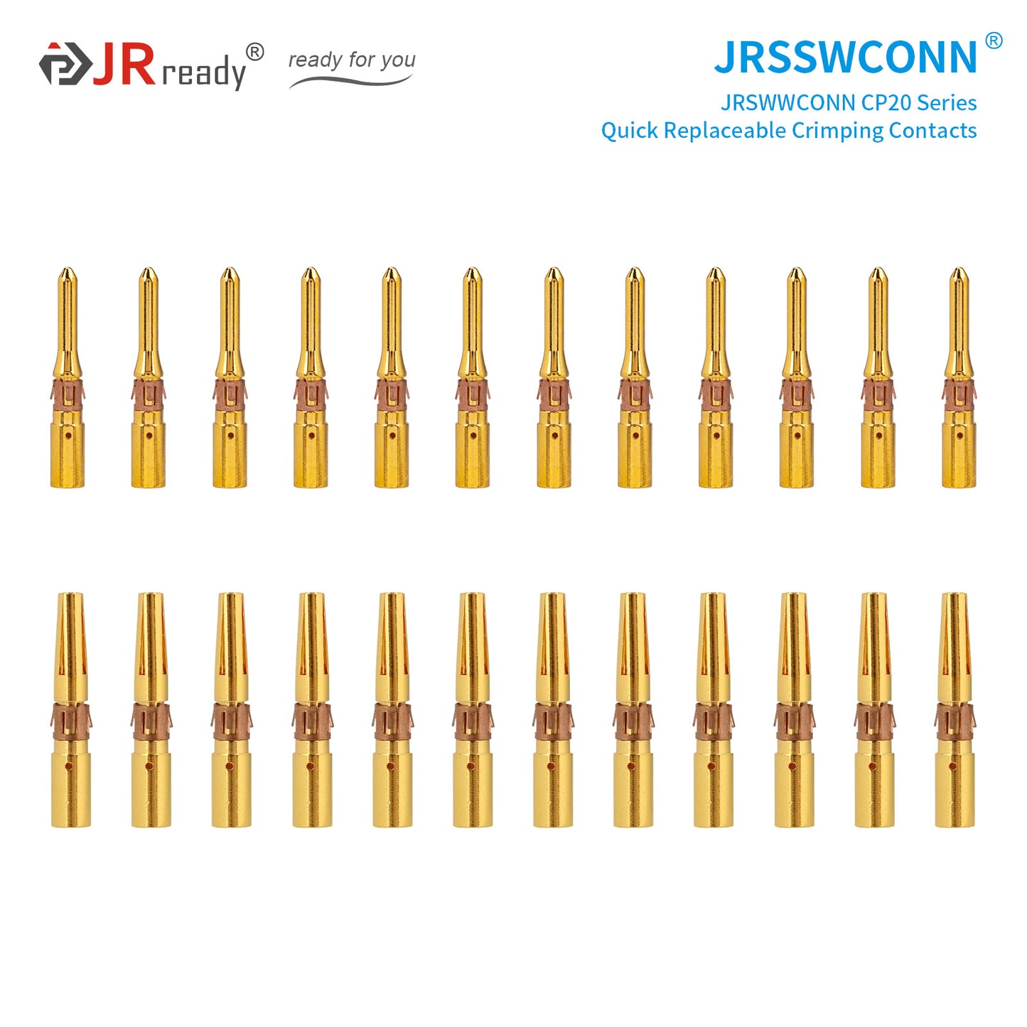 JRready JRSSW CP20 Serie Crimp-/Lötkontakte 