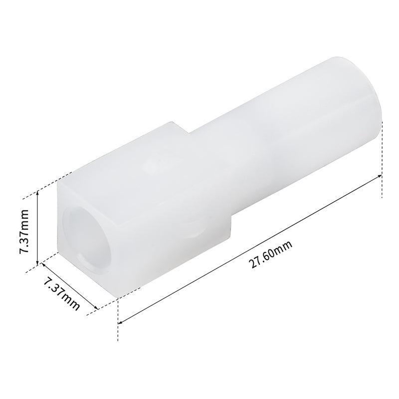 JRready MOLEX Connector JRN001 1 Pin (20Matched Sets), 2.13mm Diameter Sockets 14-20 AWG, Compatible with Molex MLX Power Connector, 6.35mm Pitch, Free Hanging(20 sets）