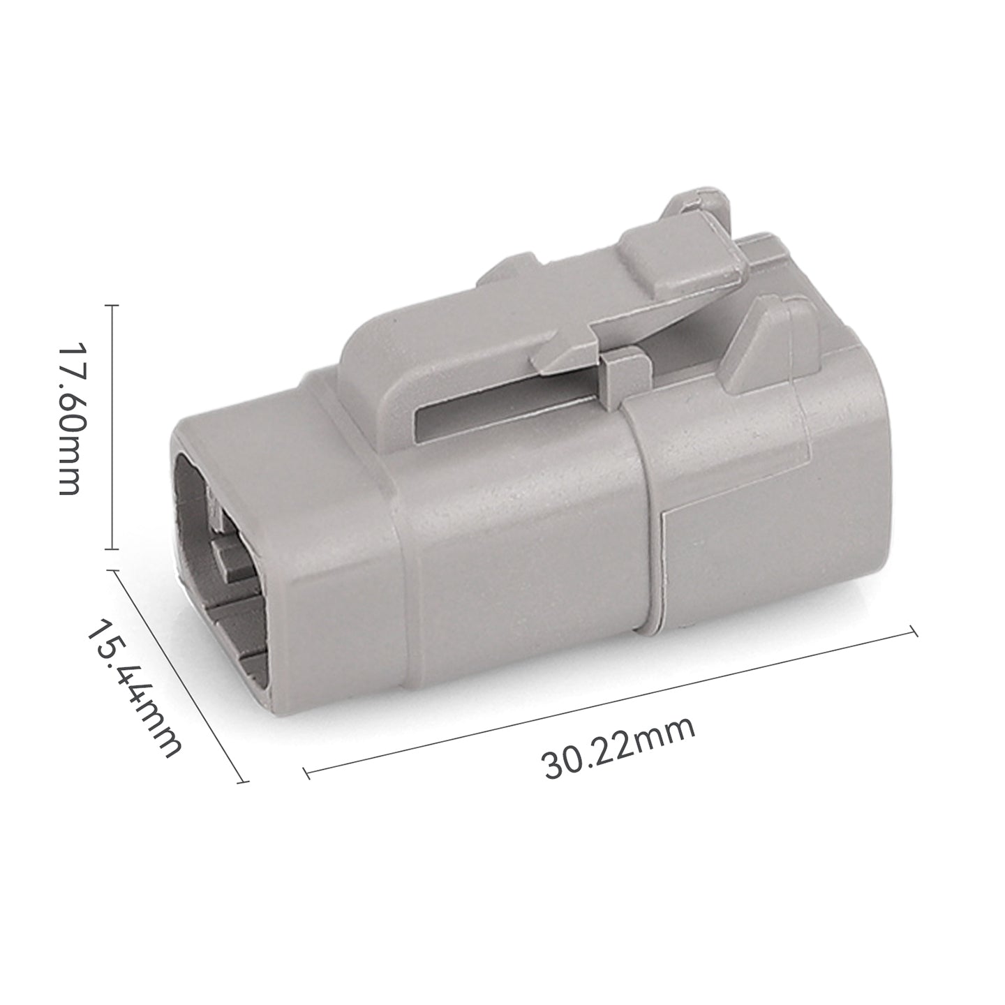 JRready Deutsch DTM 4-Pin Waterproof Connector Kit with #20 Solid Contacts, 16-22 AWG - Marine, Truck, Motorcycle, Agricultural & Alternative Energy