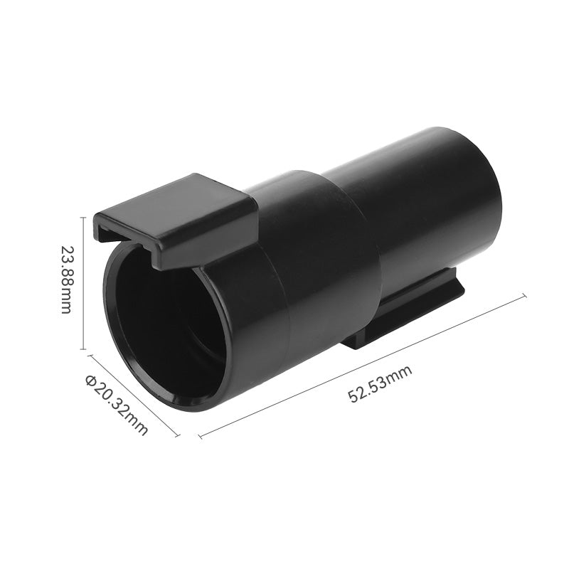 JRready Deutsch DTHD 1-Pin Waterproof Connector Kit with #12 Stamped Contacts, 12-14 AWG - Heavy-Duty Marine, Truck, Agricultural & Alternative Energy