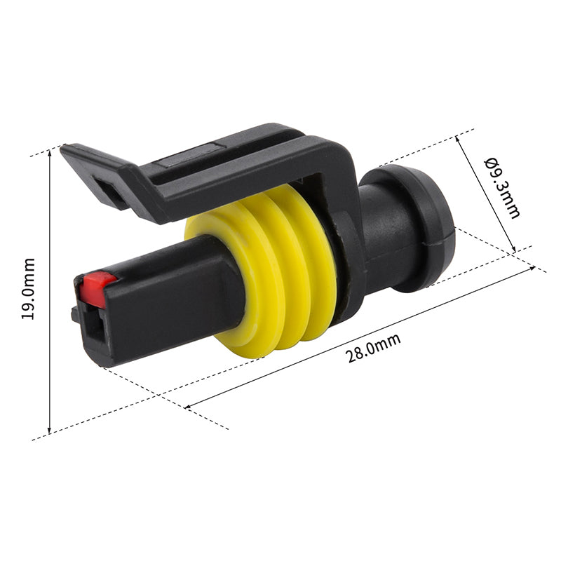 JRready Superseal 1.5 Series waterproof automotive wire connectors kit with 6 sets of electrical connectors by JRDTOOLS