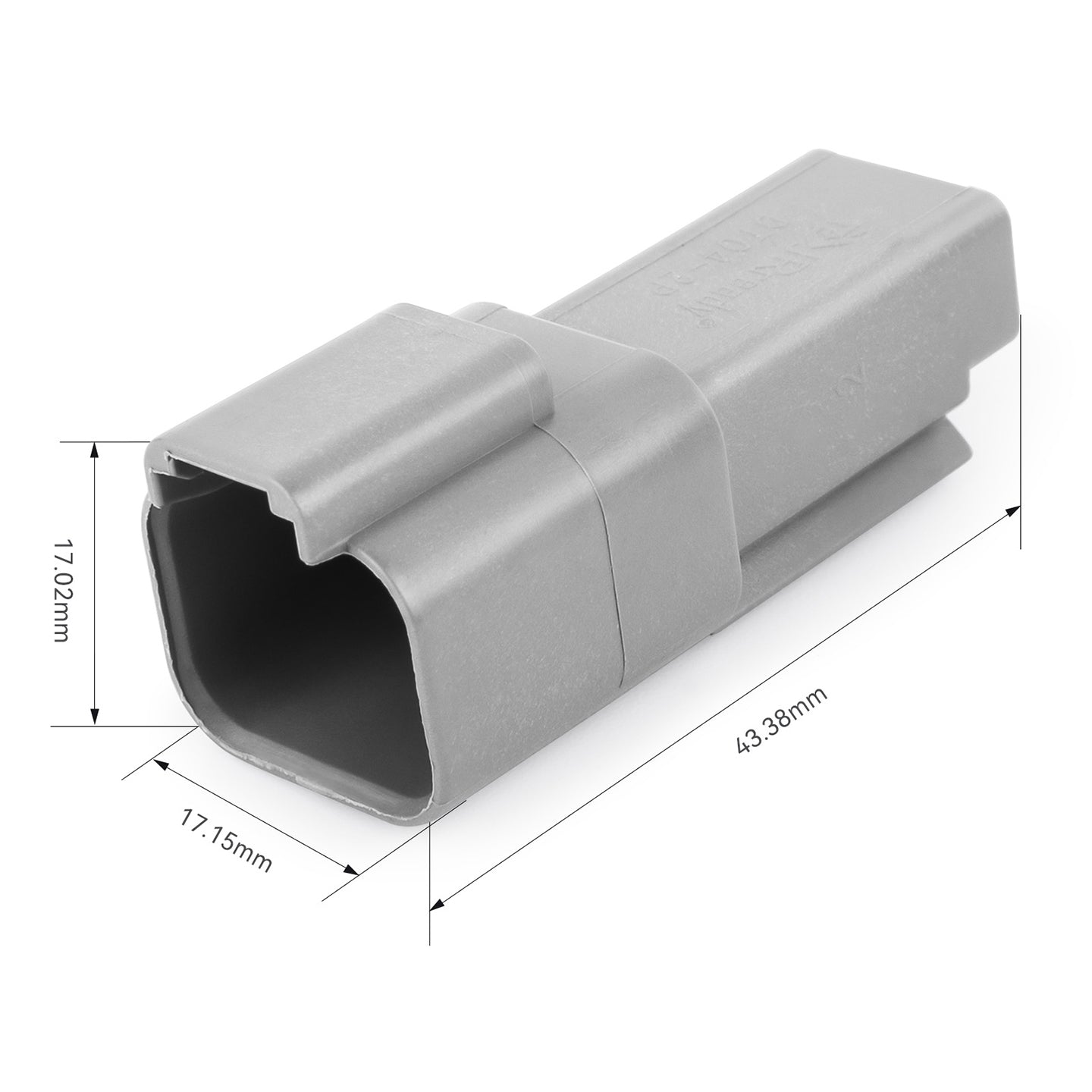 JRready 2-12 Pin Deutsch DT connector kit with #16 solid contacts, waterproof marine-grade DT connector by JRDTOOLS
