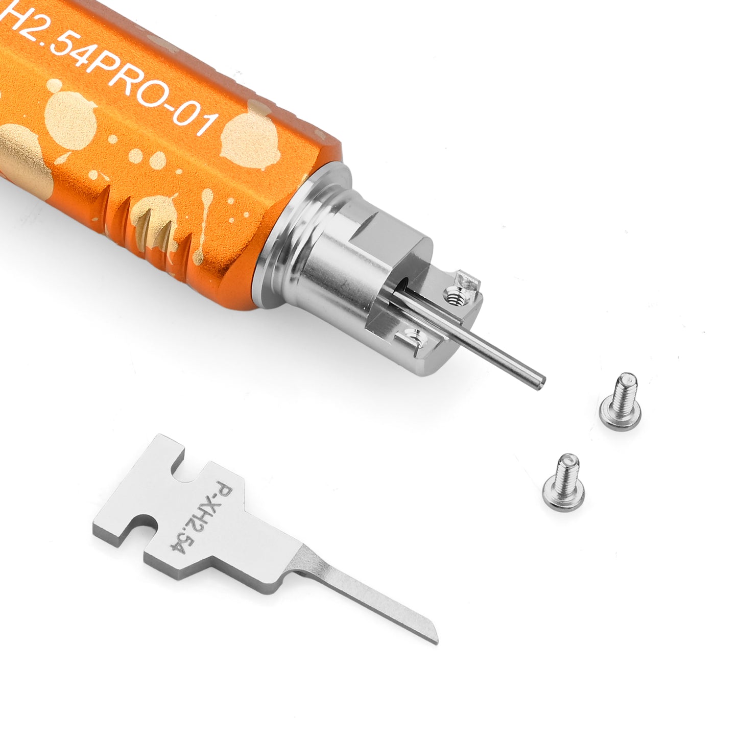 JRready JRDDS-XH2.54PRO-01 Terminal Extraction Tool for JST XH 2.54mm Male & Female Terminals — Replaceable Tips, for PCB Prototyping, RC Systems & Electronics Assembly