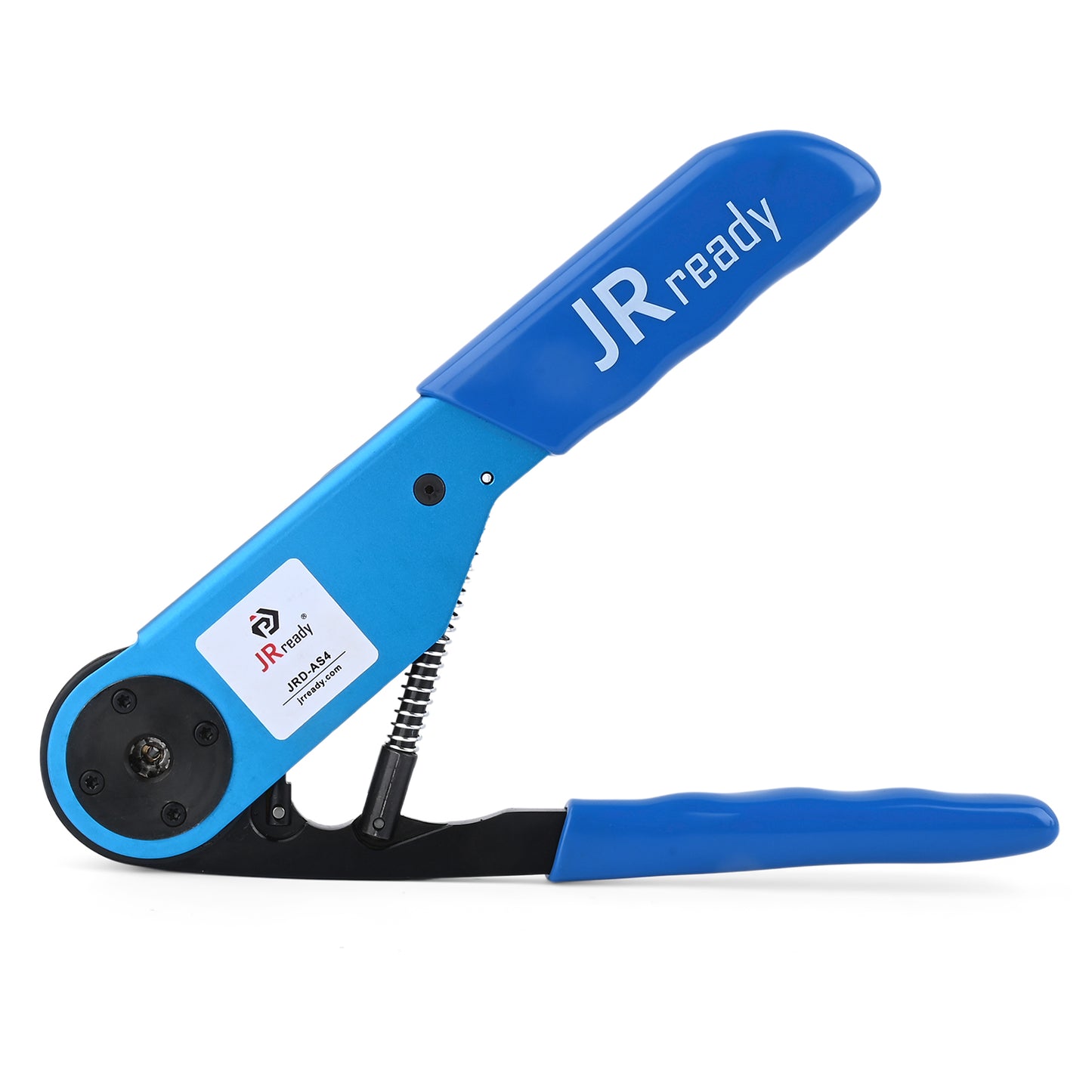 JRready JRD-AS4 Crimp Tool (M22520/4-01), Four-Way Indent Crimper for RG/U 174 178B 196A 188A 136, with GP295(M22520/4-02) Positioner for M24308/14 M24308/15 Contacts