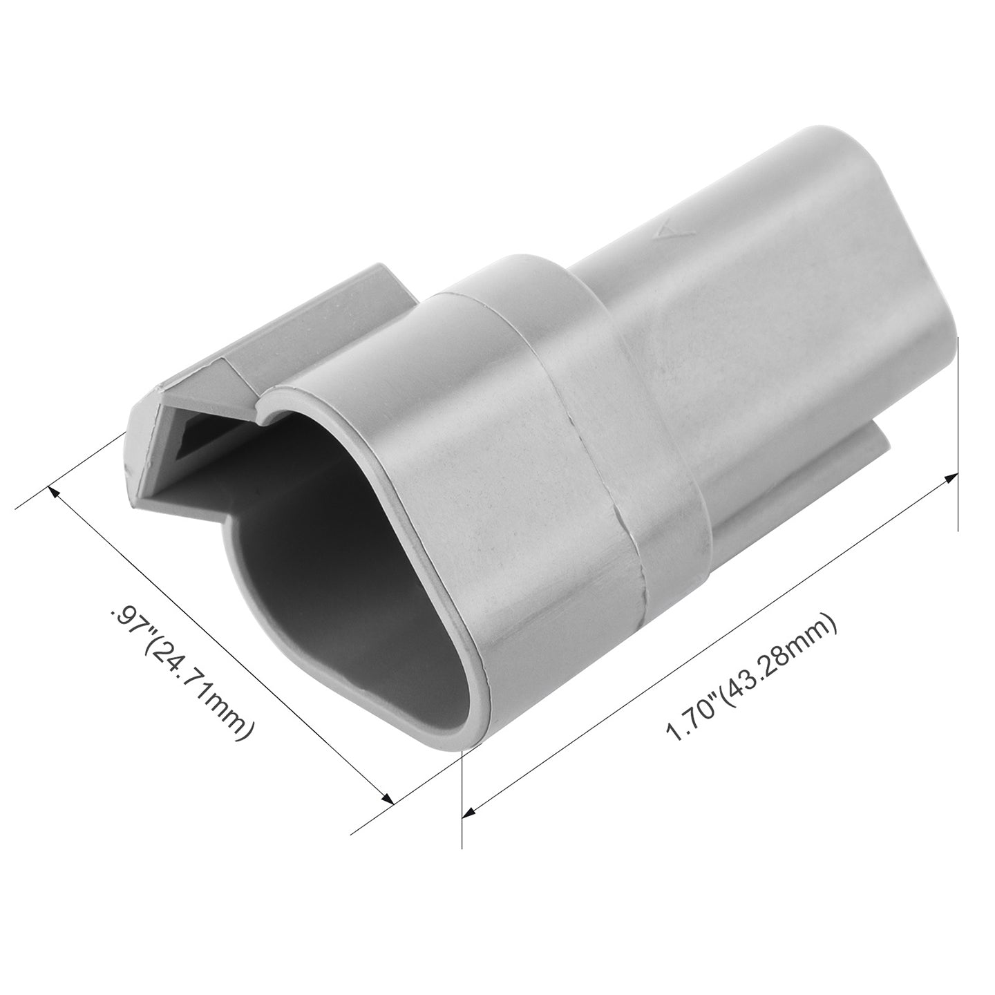 JRready 2-12 Pin Deutsch DT Connector Kit with #16 machined contacts for waterproof marine, truck, and machinery wiring.