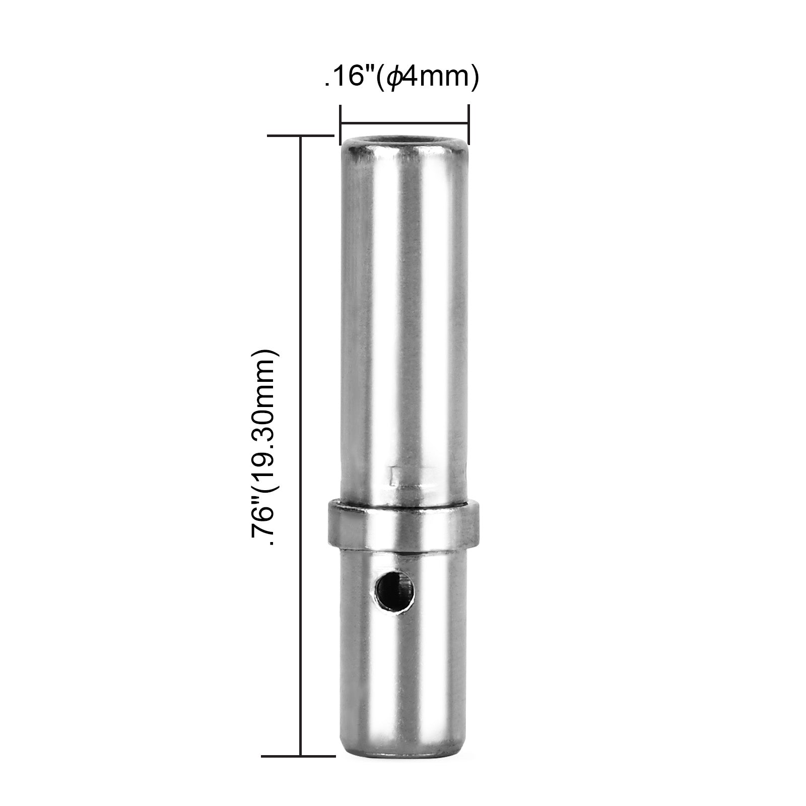 JRready DT contact tools, close-up of the precision contact component used for electrical connections in electronic devices.
