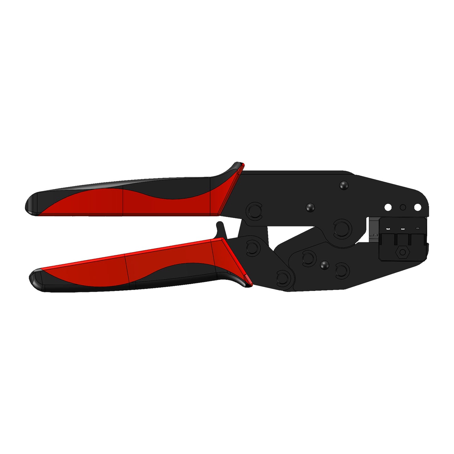 JRready ACT-LY-AMP1.5H Crimp Tool for AMP Superseal 1.5 (282465-1 282466-1 Terminals), 14-16 AWG Industrial-Strength Seal Fatigue-Reduced Grip Ratchet Crimper