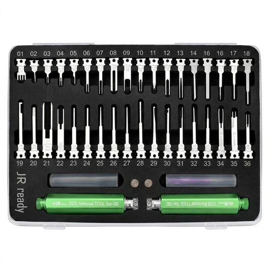 JRready Pin Removal Tool Kit Replacement Tips for Extraction Depinning Tool for Deutsch,AMP/TE,Molex,Delphi,JST,Harting Connectors