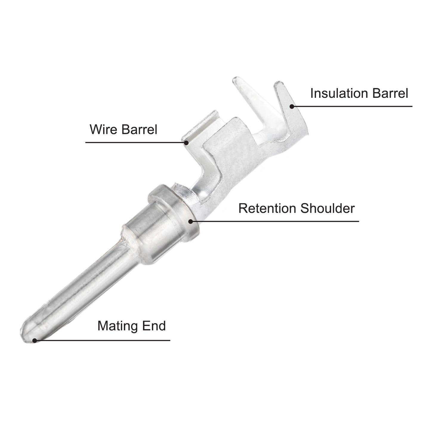 JRready ST6559 Contact Terminal Kit, 1060-16-0122 & 1062-16-0122 Stamped Contacts 14-18 AWG, Compatible with Deutsch DT HDP20 HD30 HD10 DRC Jiffy Splice Series Connectors, Automotive Harness Assembly