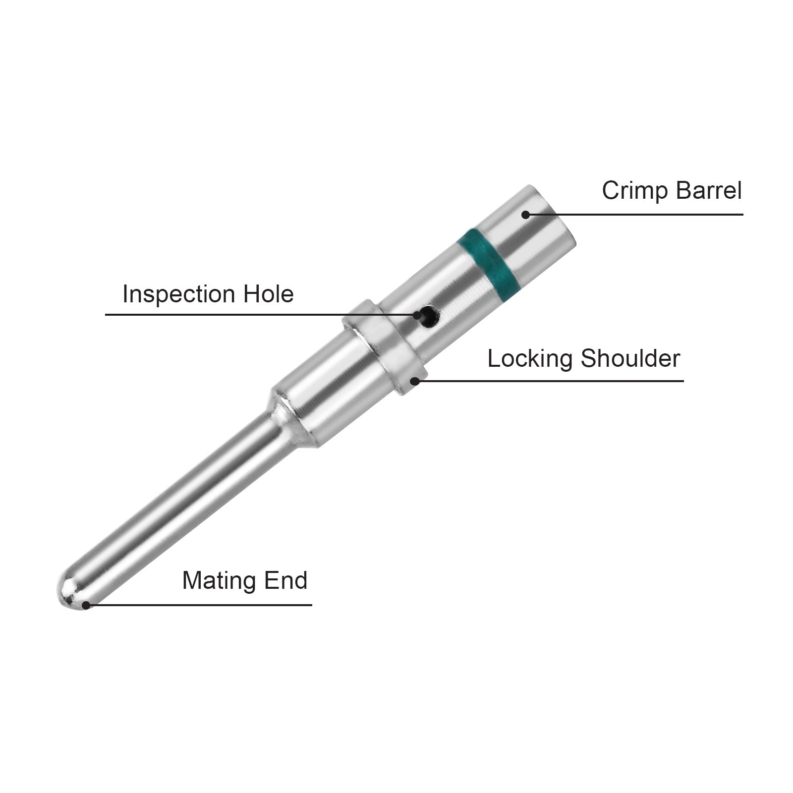 JRready DT contacts, precision electrical contacts from JRready tools, designed for reliable connections in electronic devices.