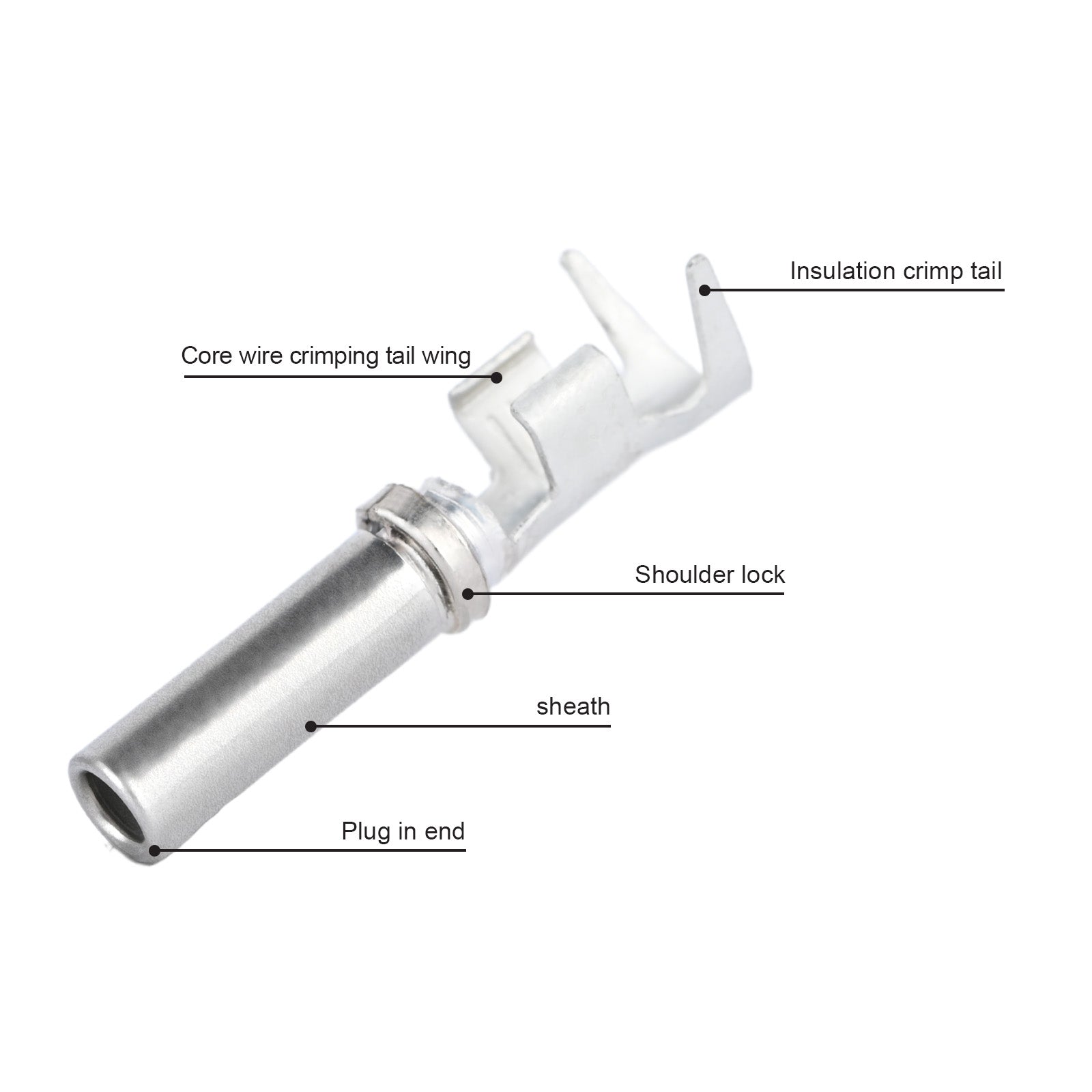 JRready 1062-12-0166 formed and stamped contacts, 2000-piece set, for electronic connectors and precision wiring applications.