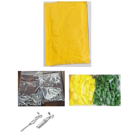 JRready ST6572 Contact Terminal Kit, 282403-1 & 282404-1 Fine-Gauge Stamped Contacts 20-22 AWG, Compatible with AMP SUPERSEAL 1.5 Series, Used in Sensor Circuit & Harness Repair