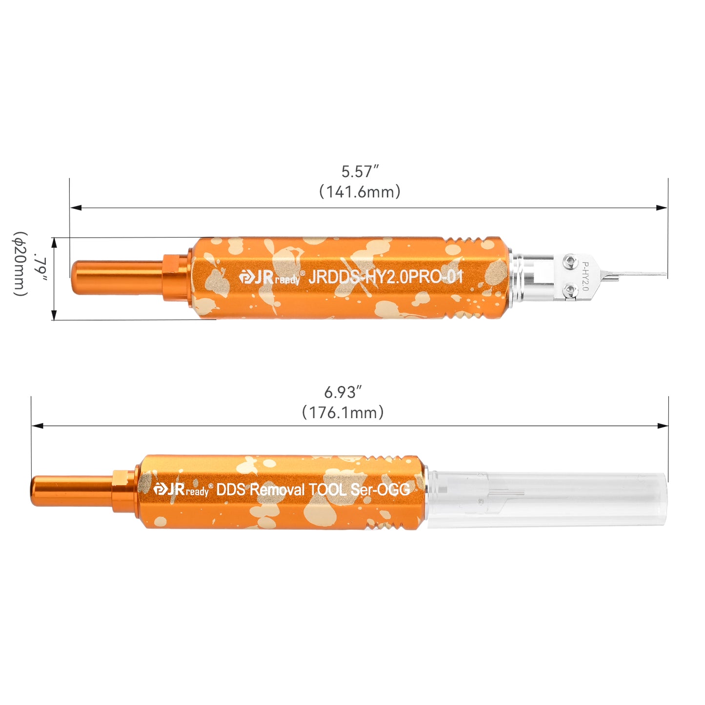 JRready JRDDS-HY2.0PRO-01 Terminal Removal Tool for JST HY2.0 SM2.54 SYP Molex KK 2510 2540 Male Female Terminals — RC Vehicle, Servo & Battery Connector Repair