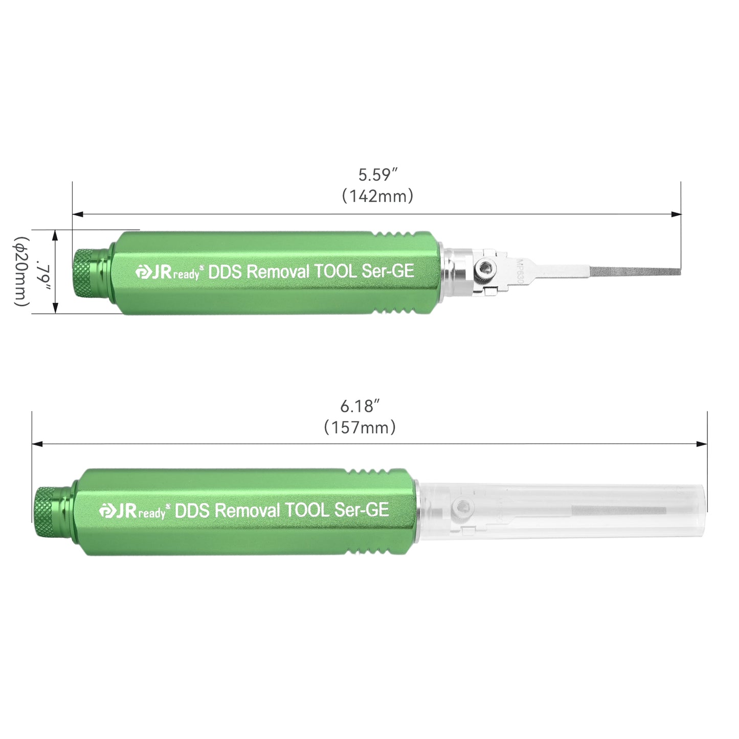 JRready JRDDS-MP630-01/ JRDDS-MP630-07 Ausziehwerkzeug für Einzelstiftklemmen der Serien Delphi Metri-Pack 280/480/630/800 und anderer großer Einzelfederklemmen 