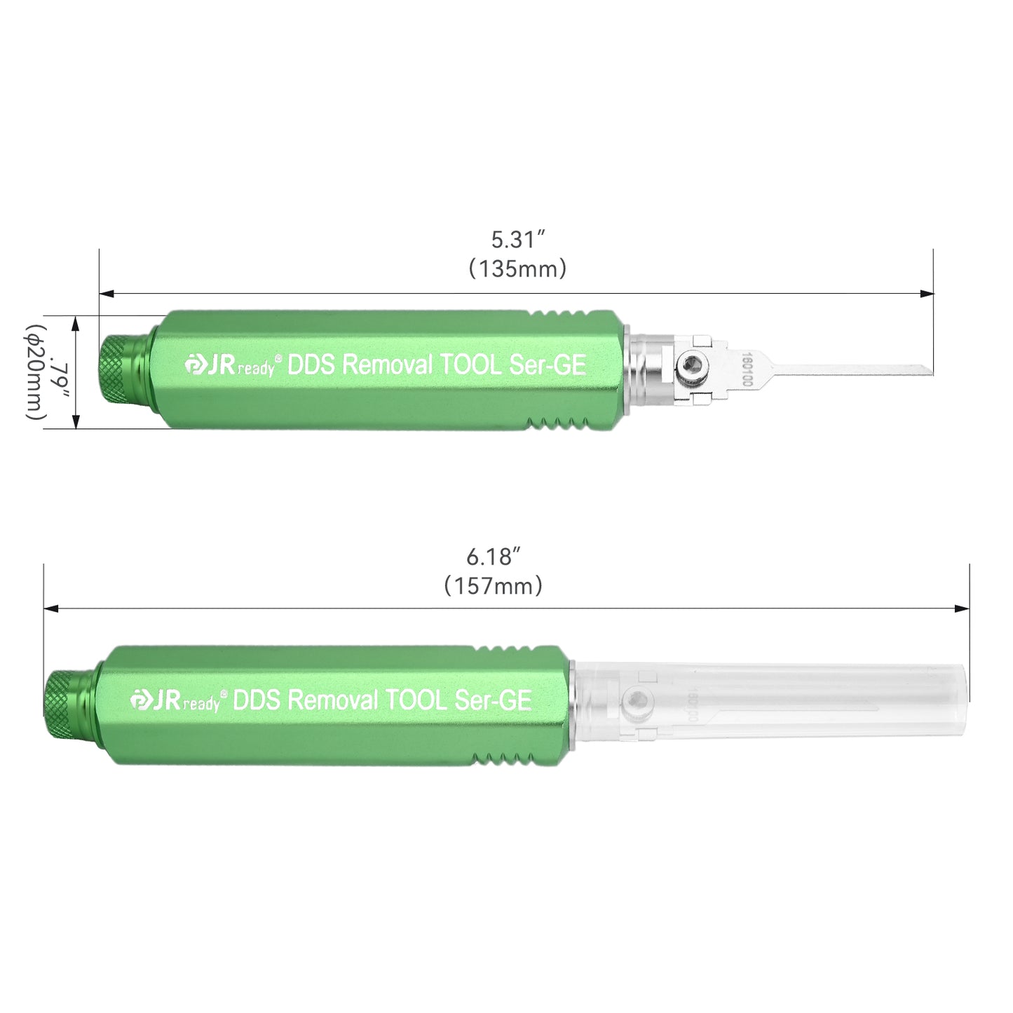 JRready JRDDS-N160100-01/ JRDDS-N160100-07 Single-Pin Terminal Extraction Tool for TE Connectivity Dynamic 3000/3100/3200 series connectors (5.08mm pitch)