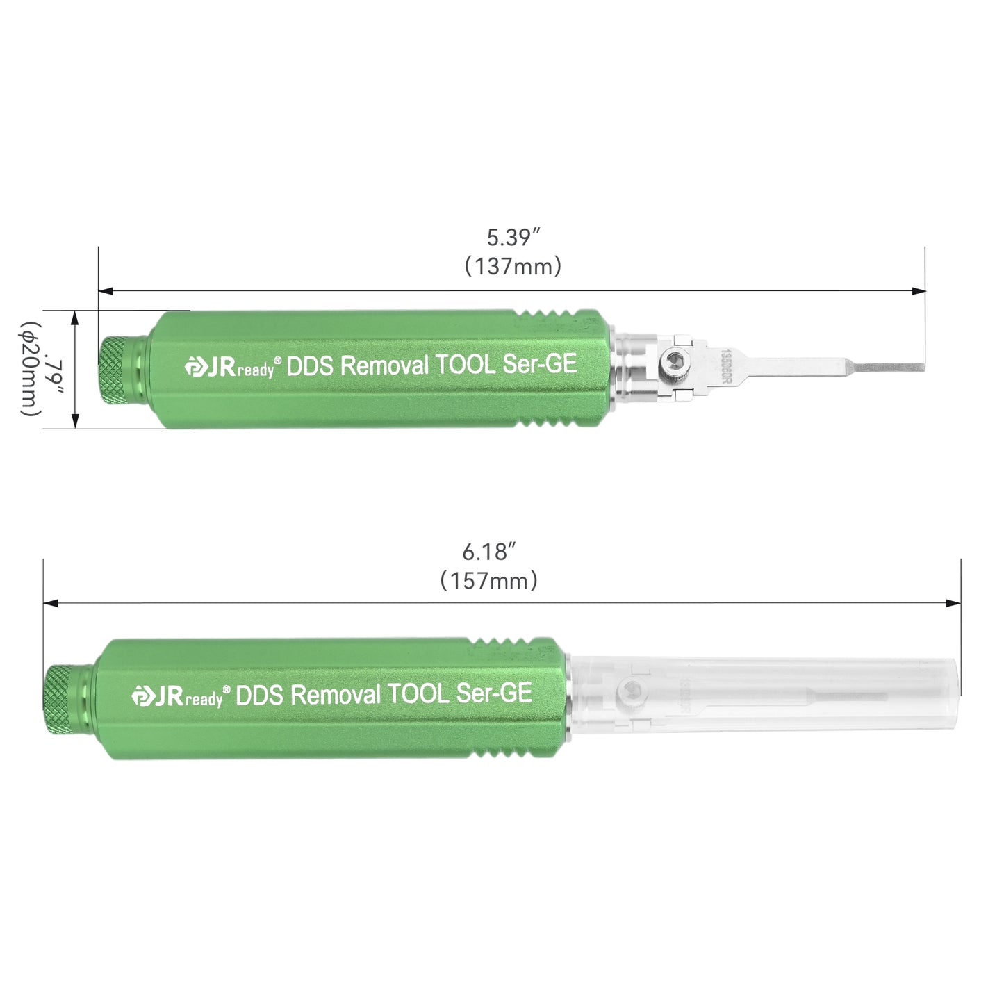 JRready JRDDS-N135060R-01/ JRDDS-N135060R-07 Single-Pin Terminal Extraction Tool for flat slot connectors with secondary hole width of 0.6mm, domestic DJ0.7 series automotive connectors
