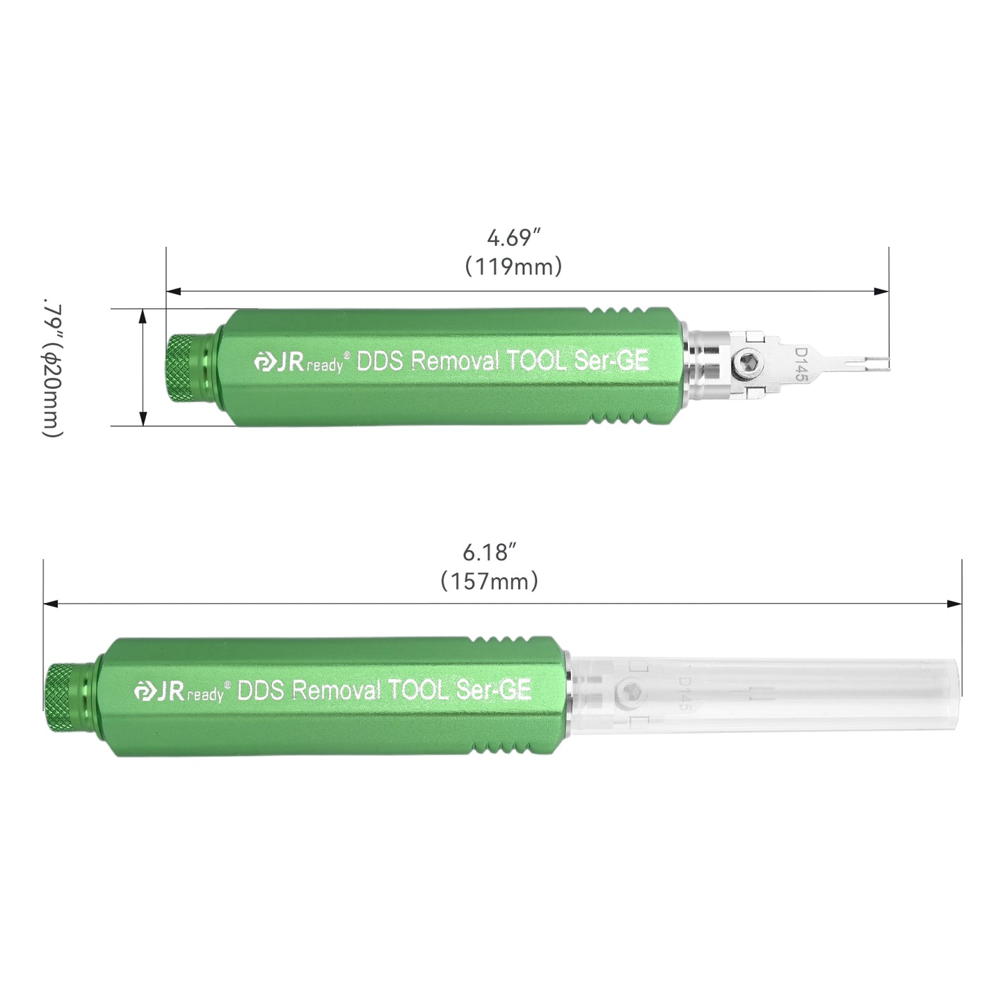 JRready JRDDS-D145-01/ JRDDS-D145-07 Dual-Pin Terminal Extraction Tool for Molex MX 3.0mm pitch 5557 series male terminals (housing 43020)
